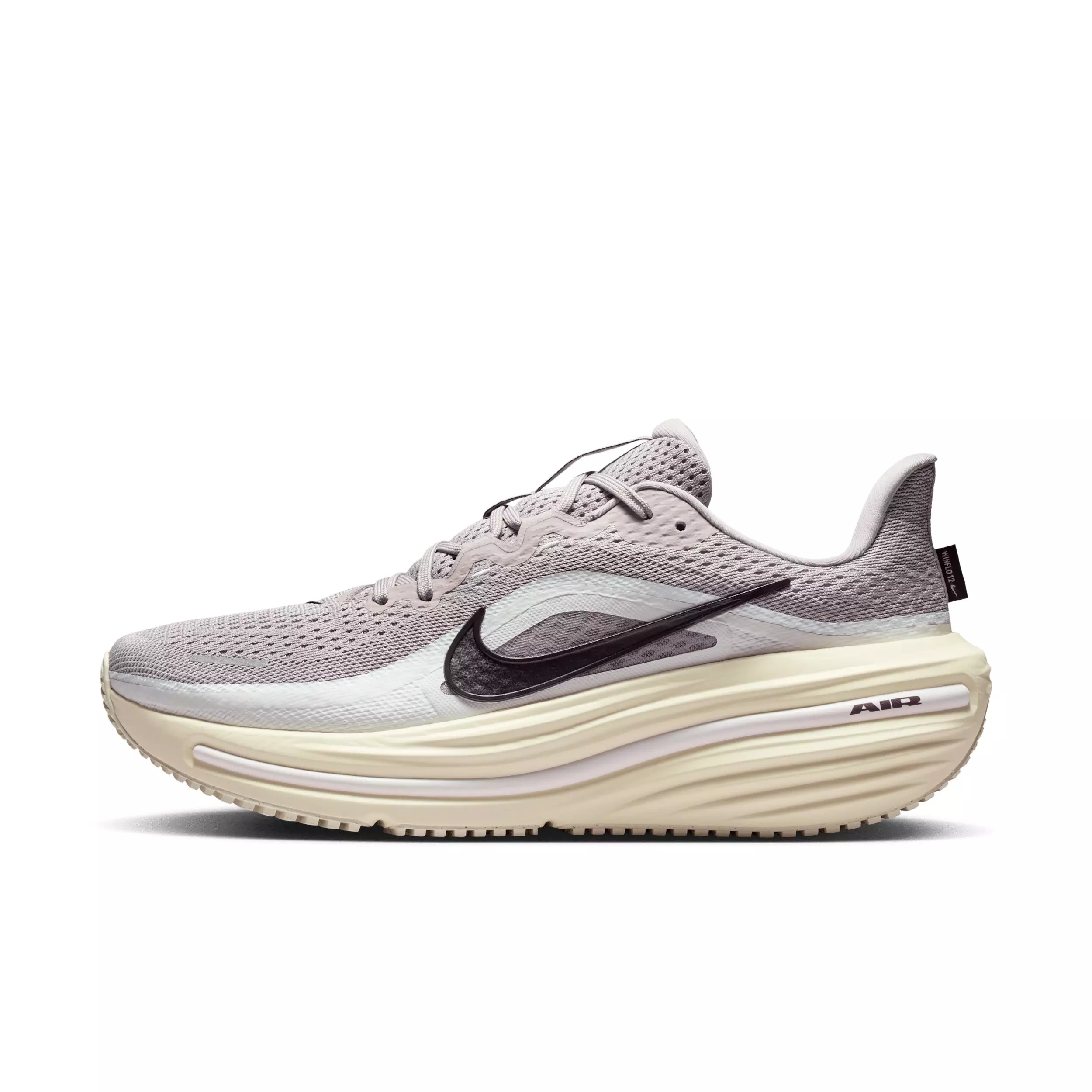 Nike Winflo 12 "College Grey/Coconut Milk/Phantom/Burgundy Ash" Men's Running Shoe - GREY/MILK/PHANTOM/BURGUNDY