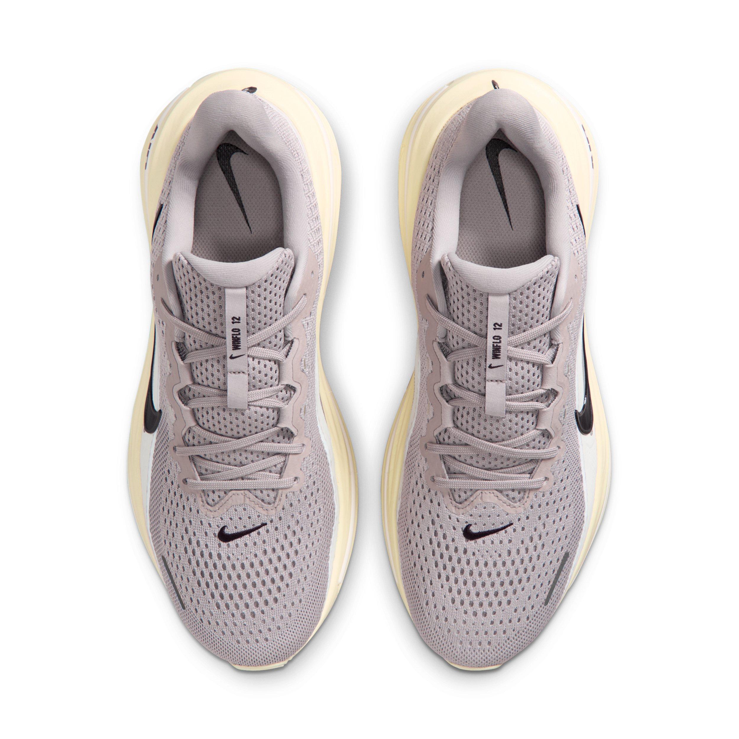 Nike Winflo 12 "College Grey/Coconut Milk/Phantom/Burgundy Ash" Men's Running Shoe - GREY/MILK/PHANTOM/BURGUNDY Thumbnail View 4