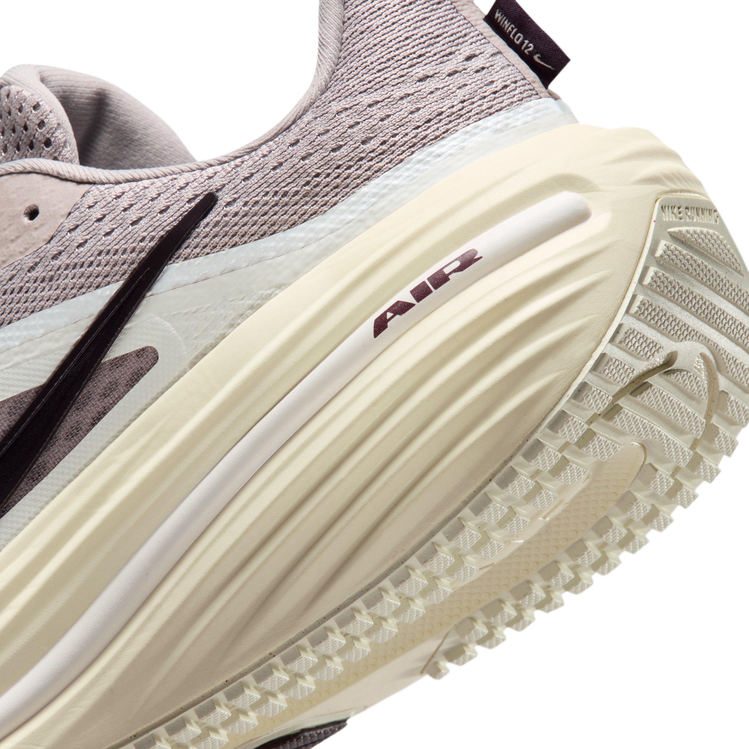 Nike Winflo 12 "College Grey/Coconut Milk/Phantom/Burgundy Ash" Men's Running Shoe - GREY/MILK/PHANTOM/BURGUNDY Thumbnail View 8
