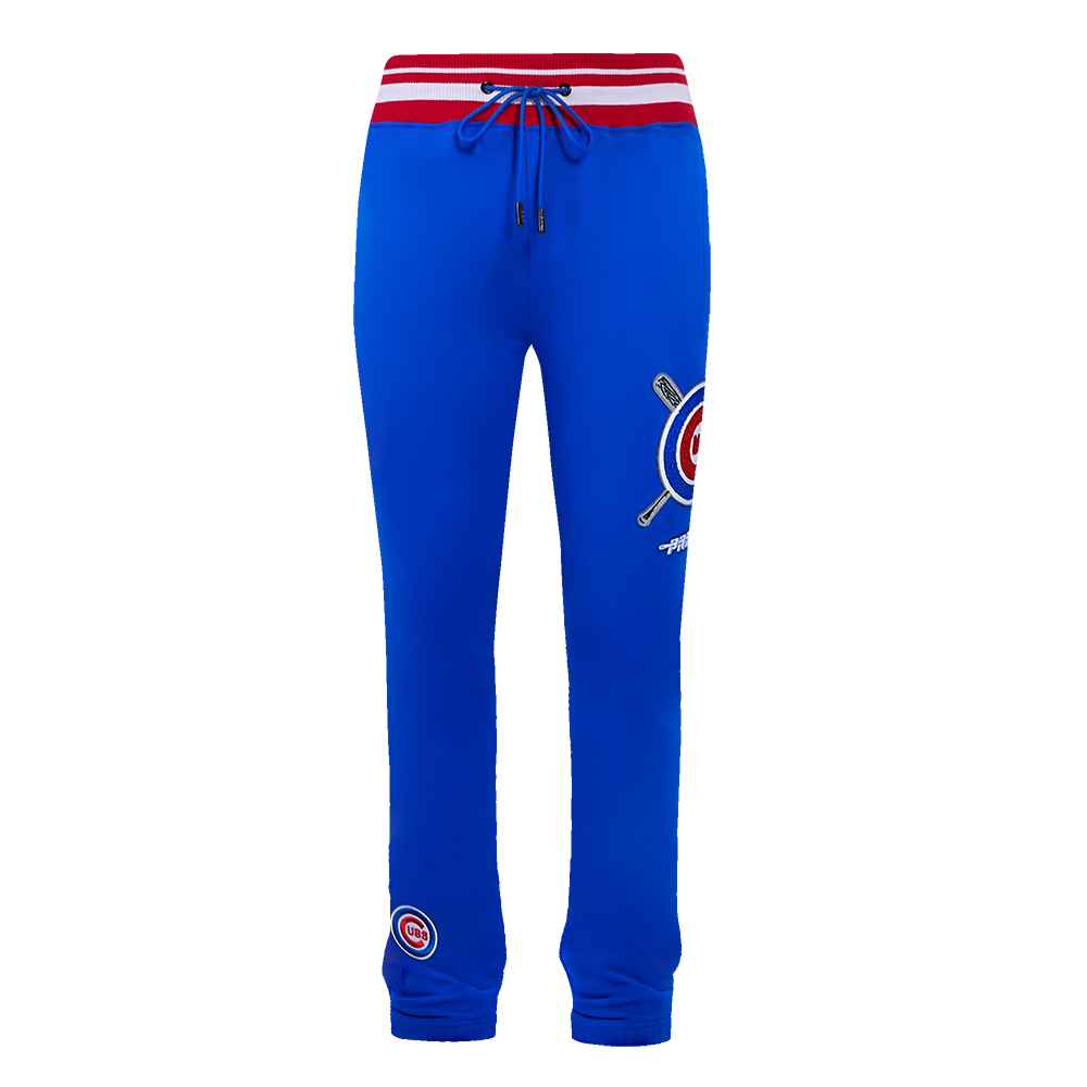 Pro Standard Men's MLB Chicago Cubs Mashup Rib Sweatpants -Royal/Red - ROYAL/RED Thumbnail View 1