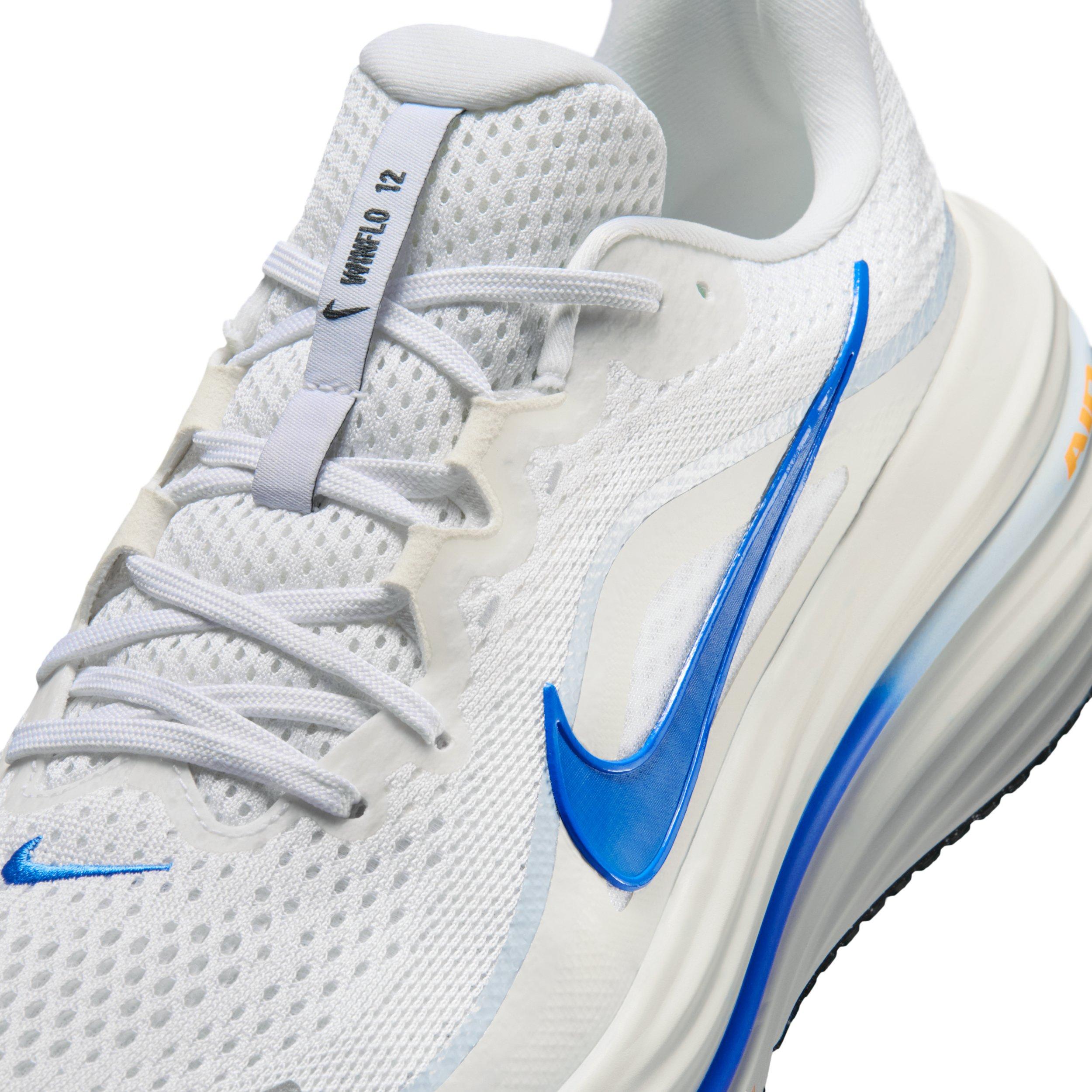 Nike Winflo 12 "White/Off White/Lapis/Blue Crystal" Men's Running Shoe - WHITE/OFF WHITE/LAPIS/BLUE Thumbnail View 7
