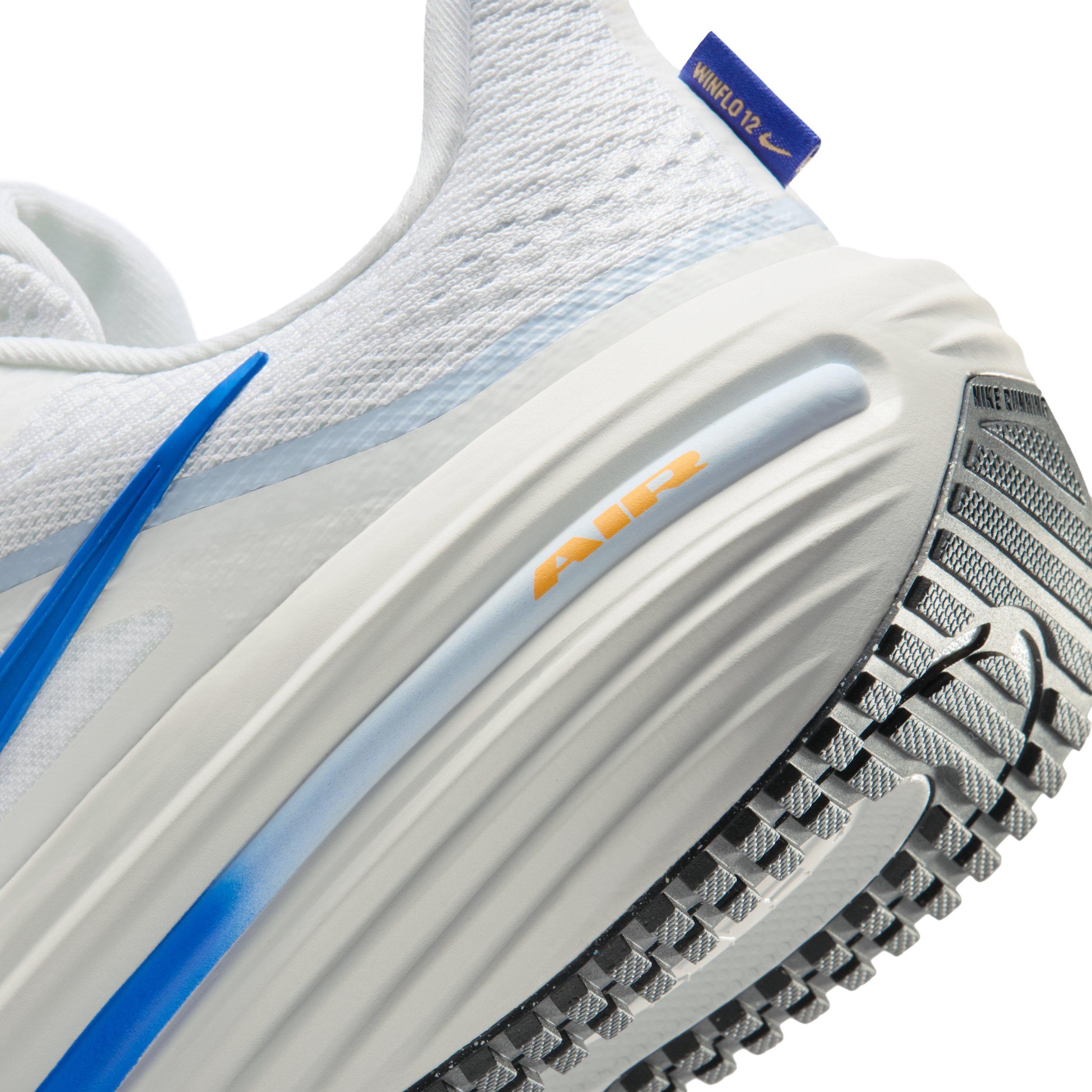 Nike Winflo 12 "White/Off White/Lapis/Blue Crystal" Men's Running Shoe - WHITE/OFF WHITE/LAPIS/BLUE Thumbnail View 8