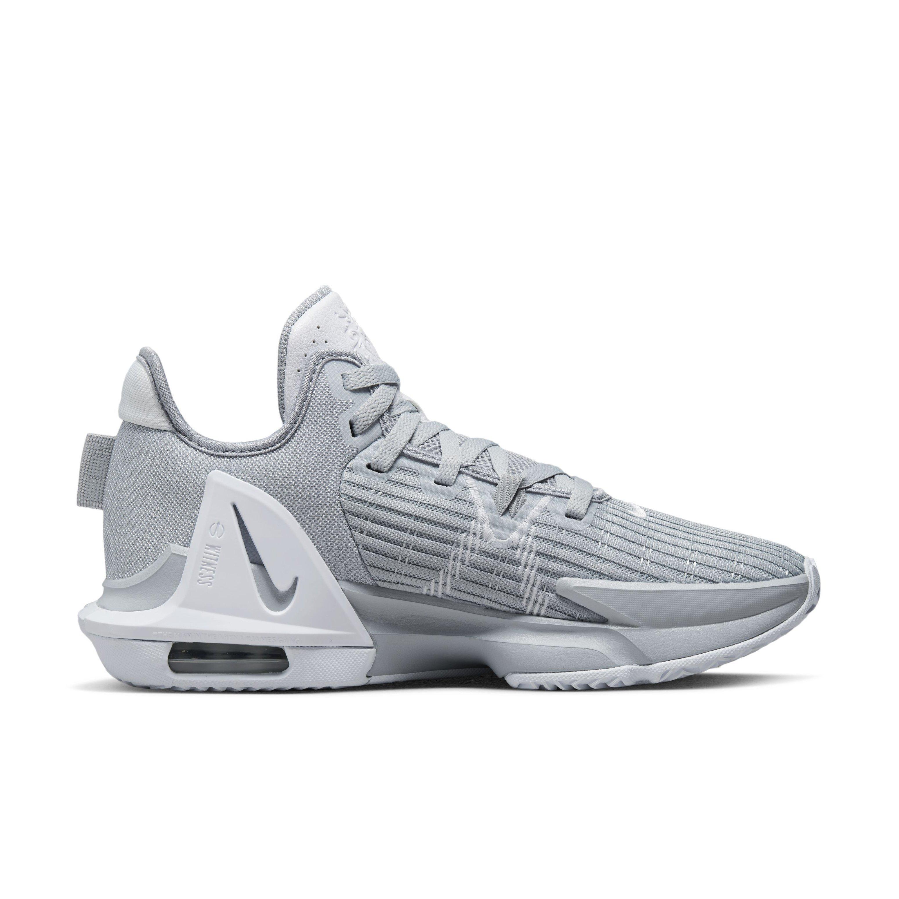 Lebron james hotsell grey shoes