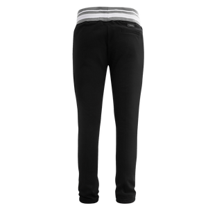 Pro Standard Men's MLB Chicago White Sox Mashup Rib Sweatpants -Black/Grey
