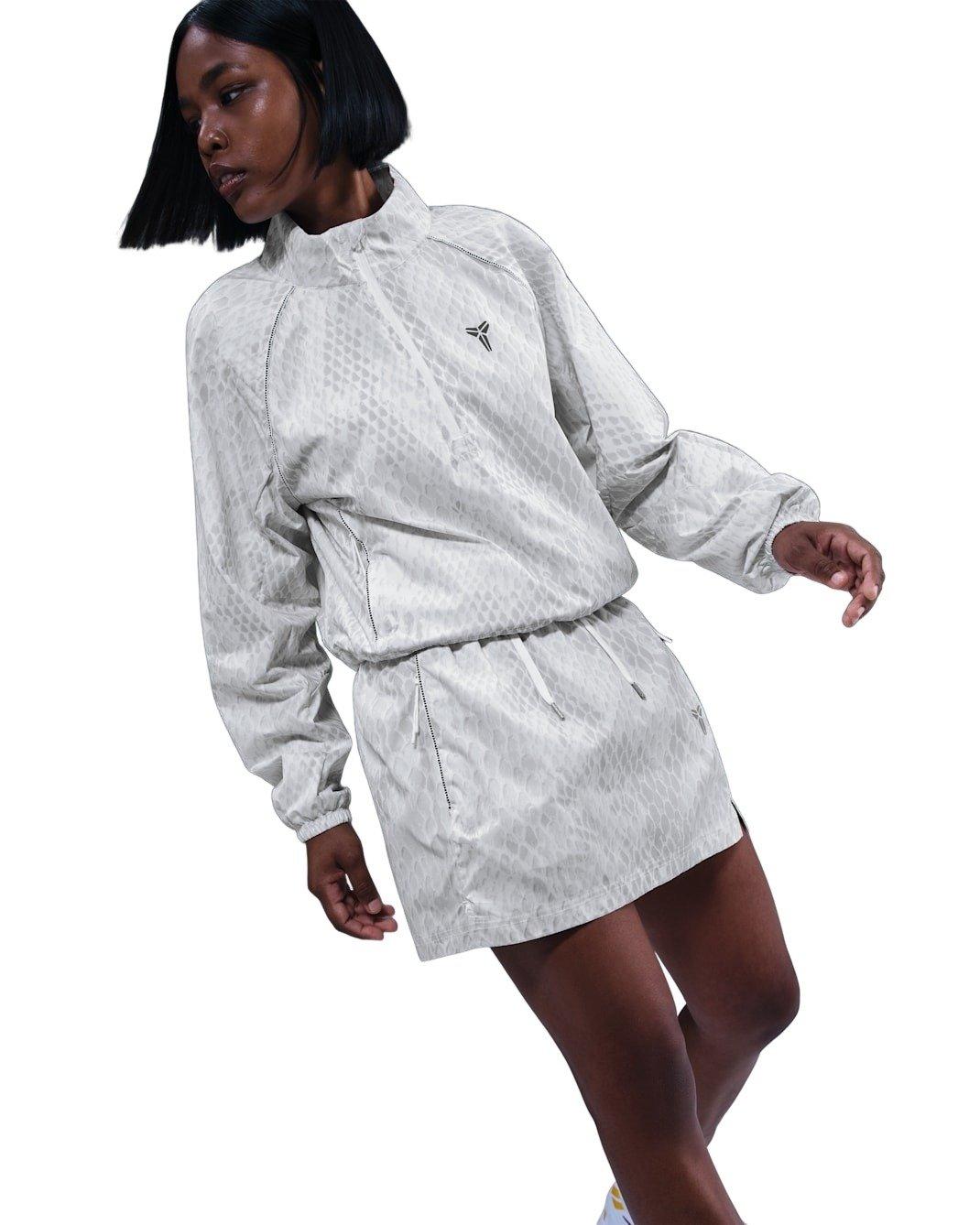 Kobe Women's Lightweight Woven Jacket -White - WHITE Thumbnail View 3