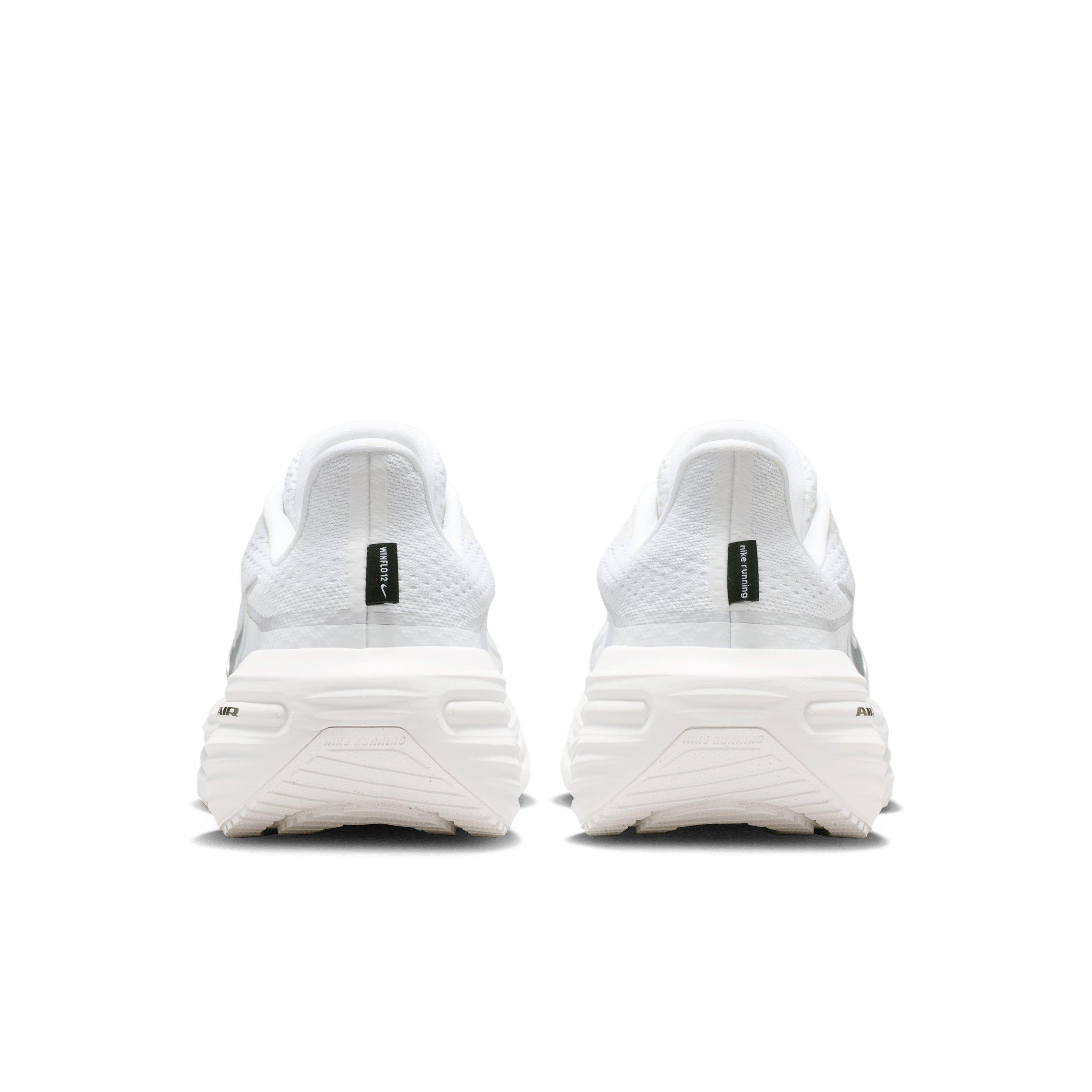 Nike Winflo 12 "White/Summit White/Photon Dust/Metallic Silver" Men's Running Shoe - WHITE/WHITE/DUST/SILVER Thumbnail View 5