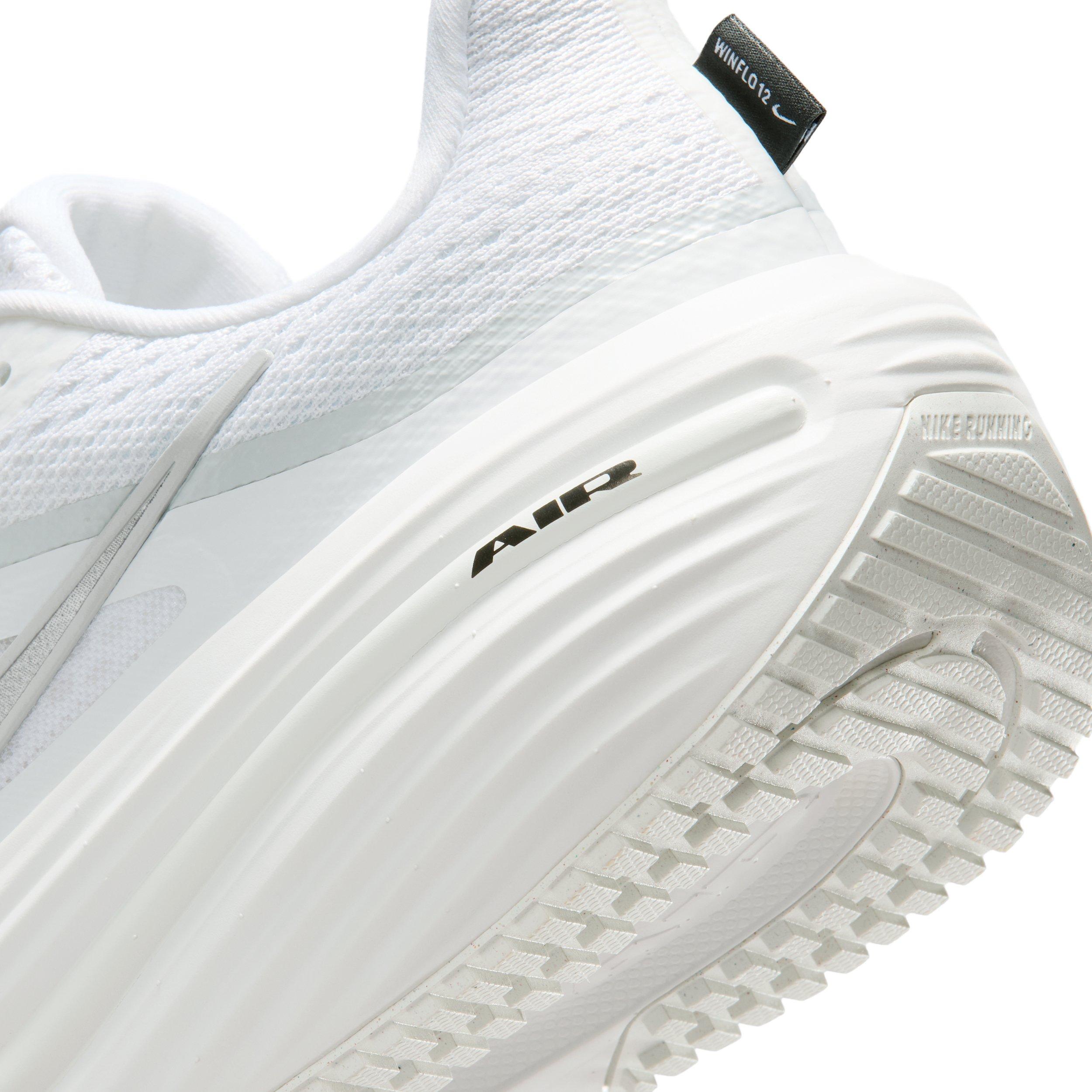 Nike Winflo 12 "White/Summit White/Photon Dust/Metallic Silver" Men's Running Shoe - WHITE/WHITE/DUST/SILVER Thumbnail View 8