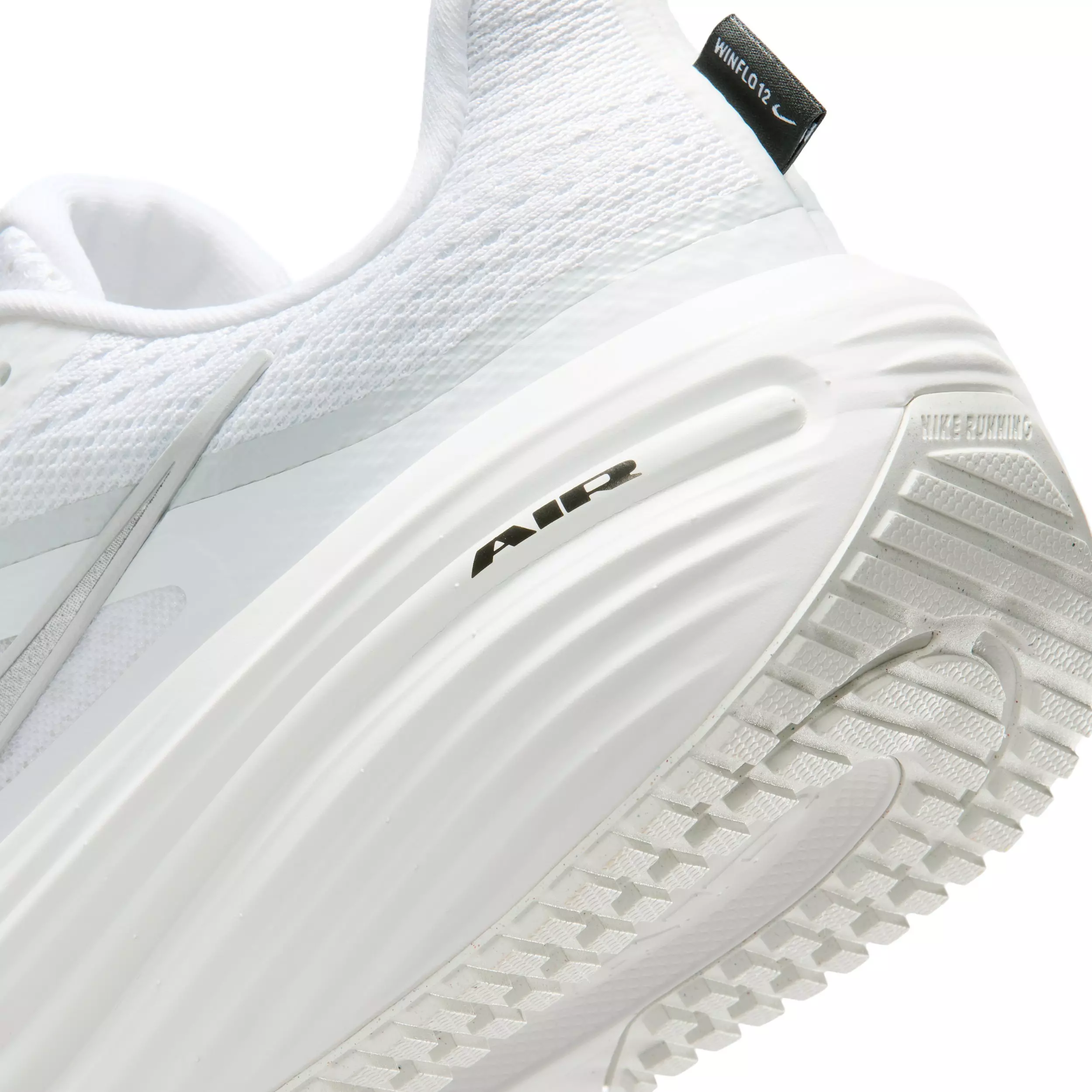 Nike Winflo 12 "White/Summit White/Photon Dust/Metallic Silver" Men's Running Shoe - WHITE/WHITE/DUST/SILVER