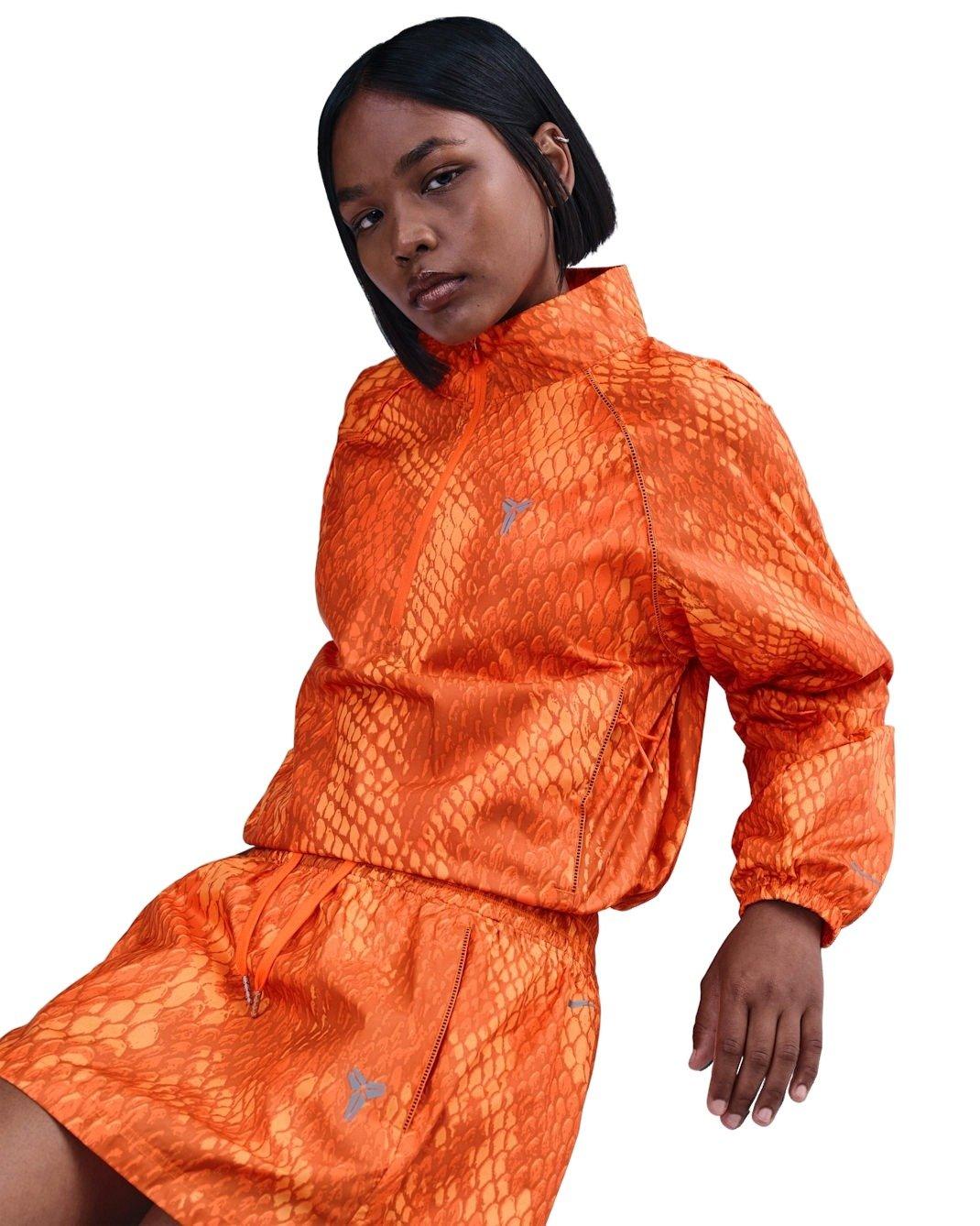 Kobe Women's Lightweight Woven Jacket - Orange - ORANGE Thumbnail View 3