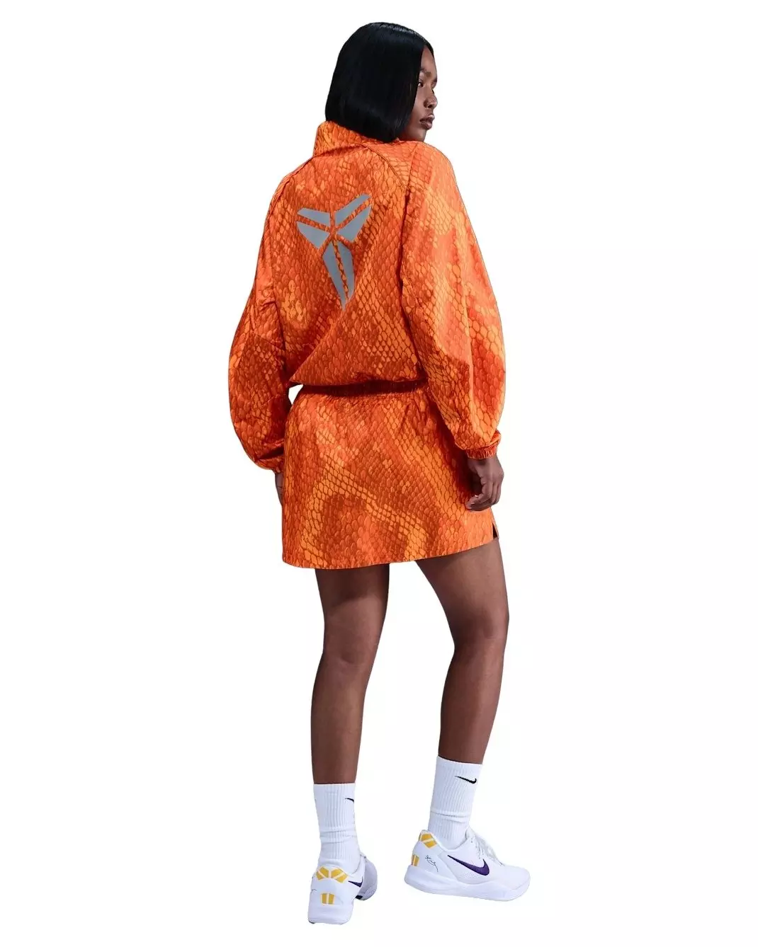 Kobe Women's Lightweight Woven Jacket -Orange - ORANGE