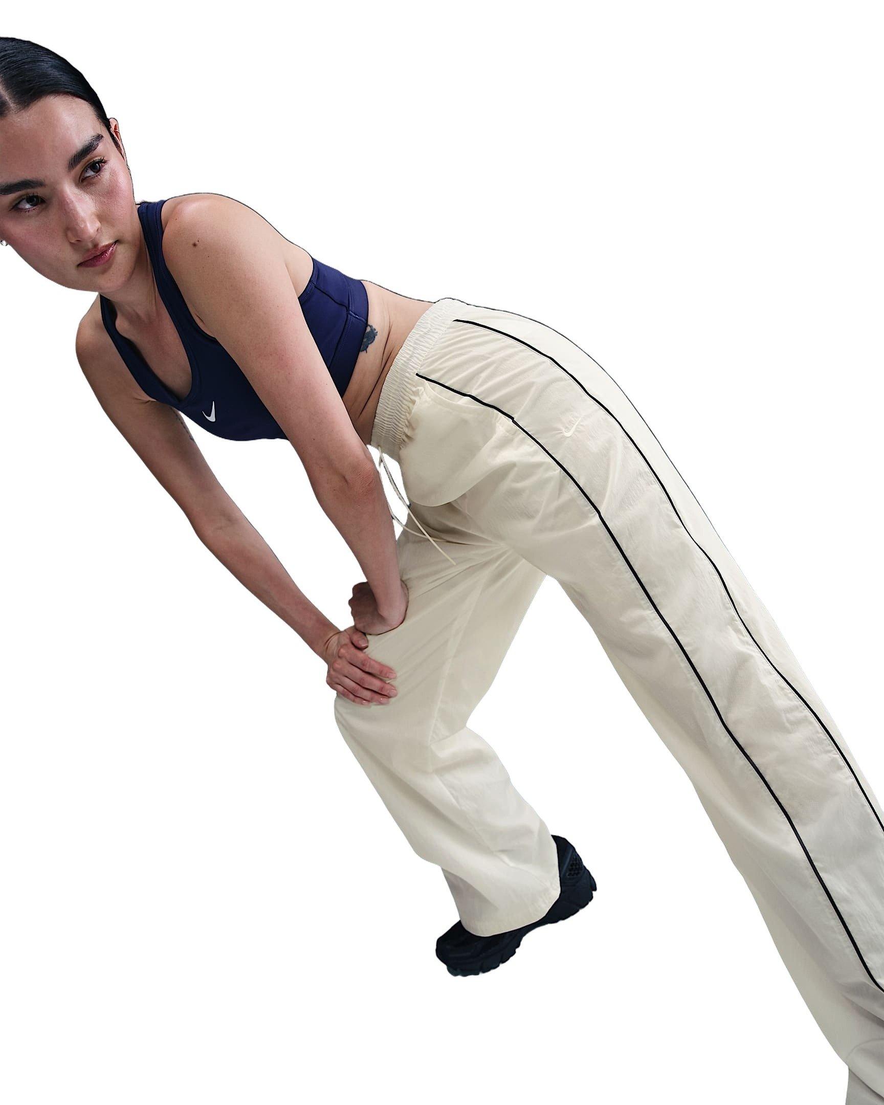 Nike Women's Windrunner High-Waisted Woven Open-Hem Pants -Sail - SAIL Thumbnail View 3