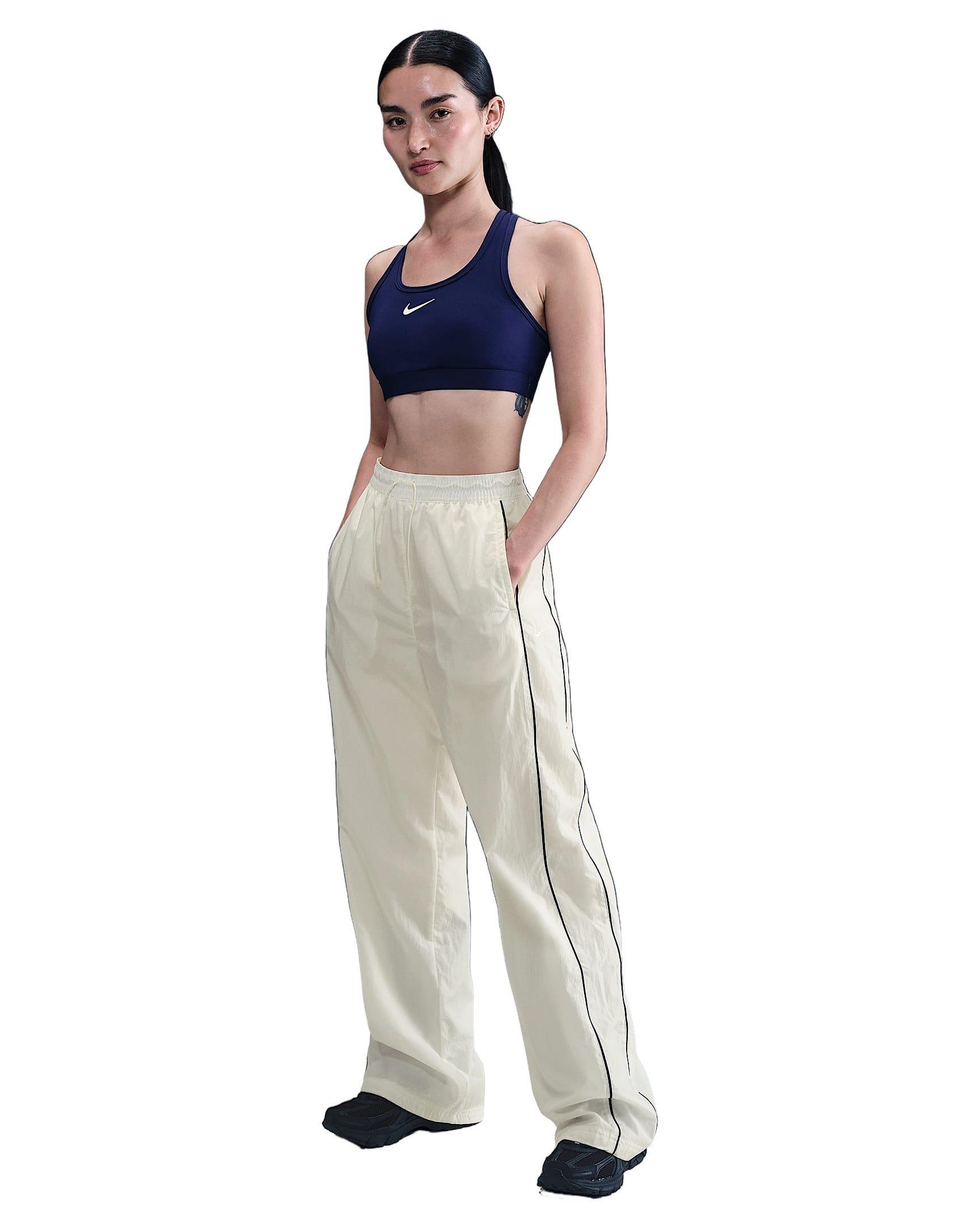 Nike Women's Windrunner High-Waisted Woven Open-Hem Pants -Sail - SAIL Thumbnail View 4