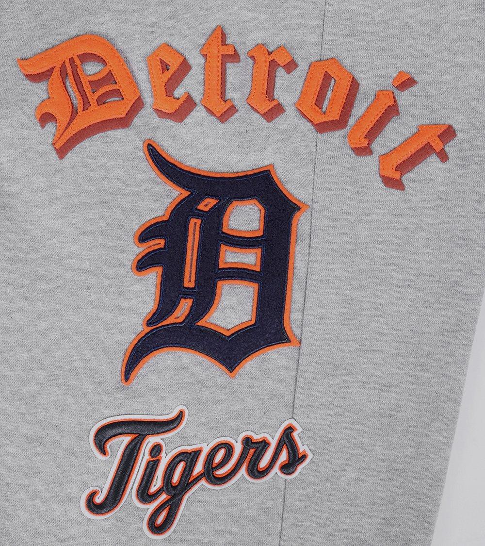 Pro Standard Men's MLB Detroit Tigers Old English Sweatpants - Grey - GREY Thumbnail View 5