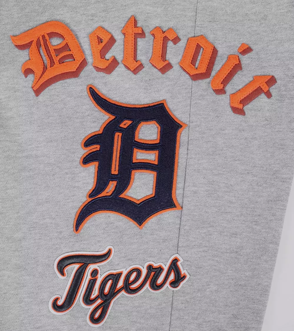 Pro Standard Men's MLB Detroit Tigers Old English Sweatpants - Grey - GREY