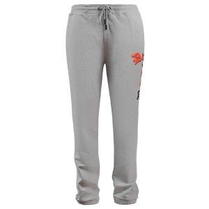 Pro Standard Men's MLB Detroit Tigers Old English Sweatpants -Grey