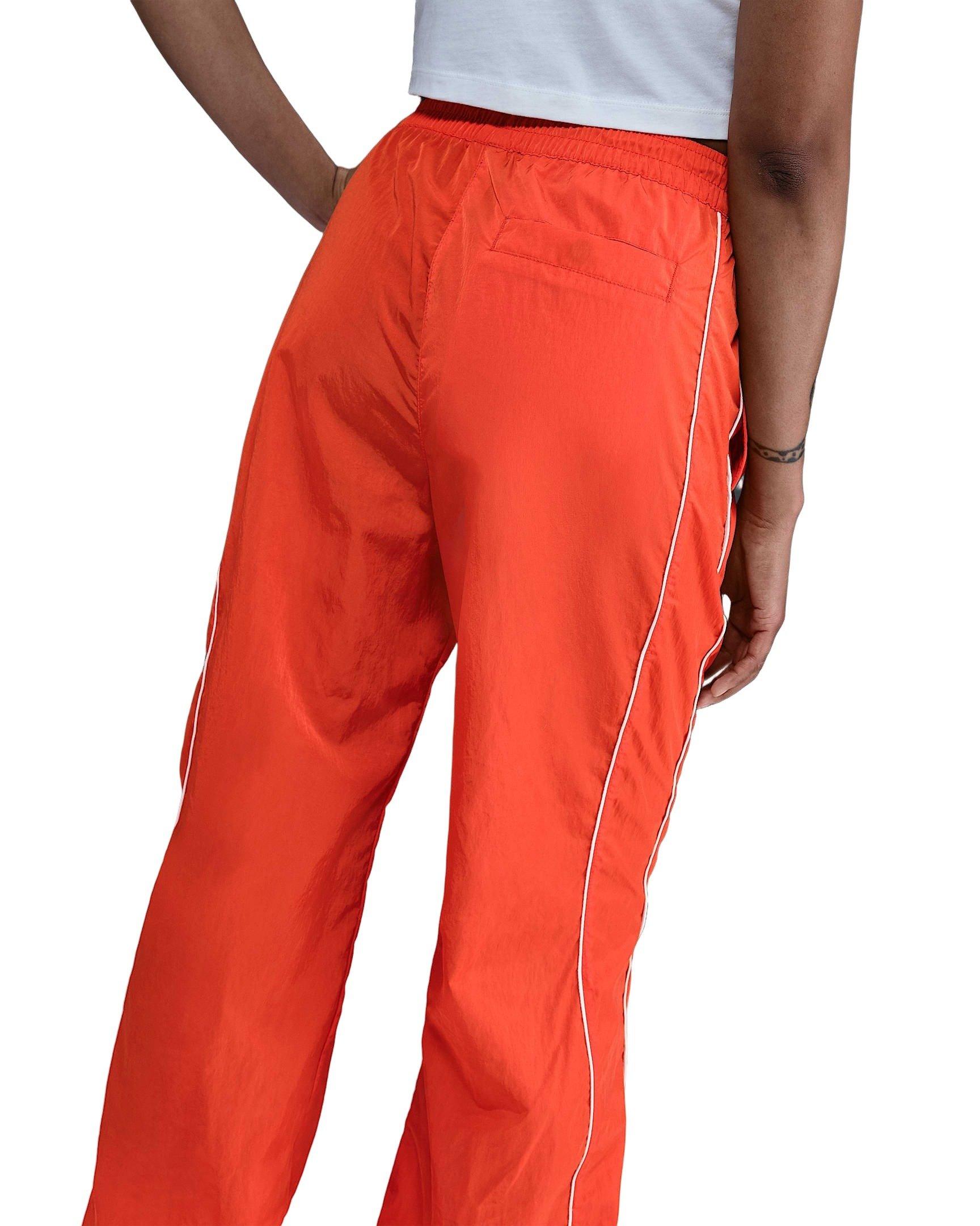 Nike Women's Windrunner High-Waisted Woven Open-Hem Pants - Red - RED Thumbnail View 2