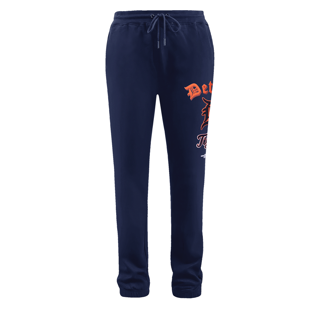 Pro Standard Men's MLB Detroit Tigers Old English Sweatpants - Navy - NAVY Thumbnail View 1