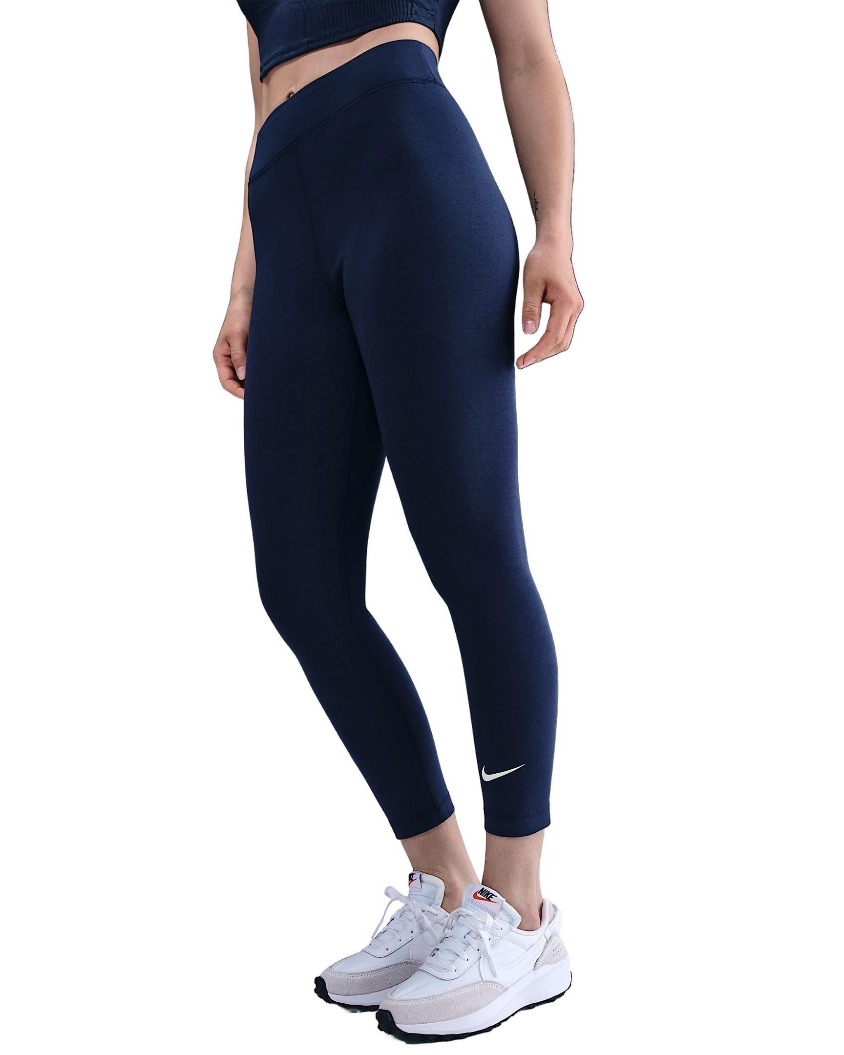 Nike Women's Sportswear Classic High-Waisted 7/8 Leggings -Navy - NAVY Thumbnail View 1