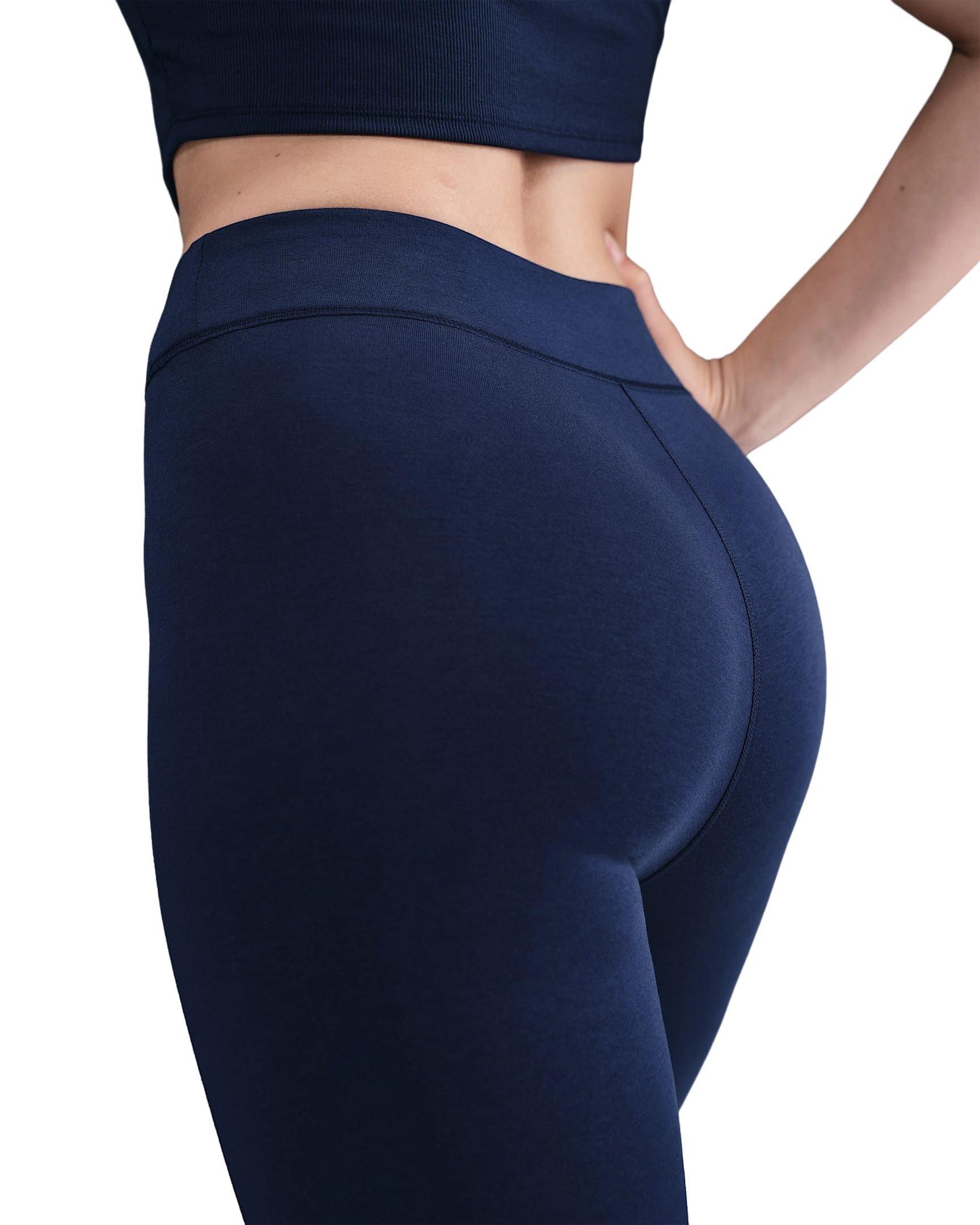 Nike Women's Sportswear Classic High-Waisted 7/8 Leggings -Navy - NAVY Thumbnail View 2