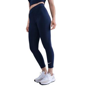 Nike Women's Sportswear Classic High-Waisted 7/8 Leggings -Navy