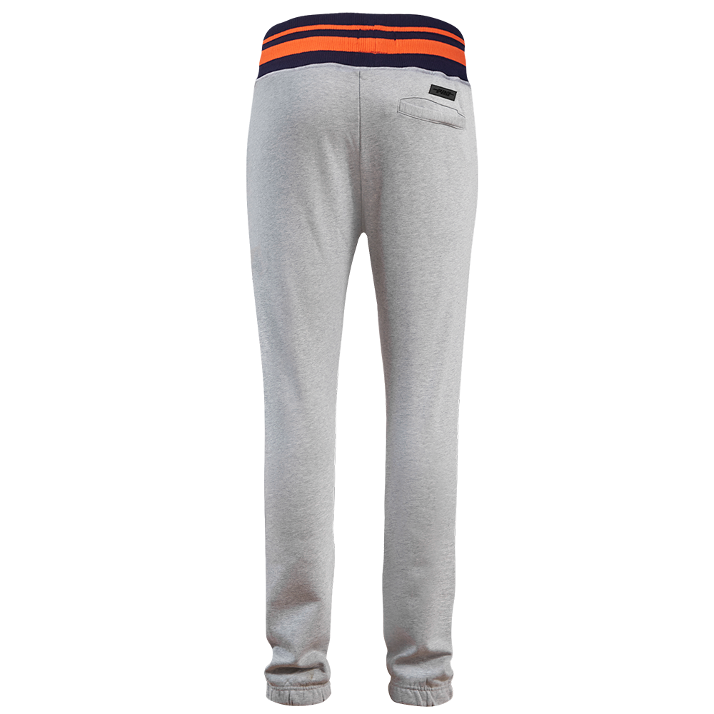 Pro Standard Men's MLB Detroit Tigers Mashup Rib Sweatpants -Grey/Navy - GREY/NAVY Thumbnail View 2