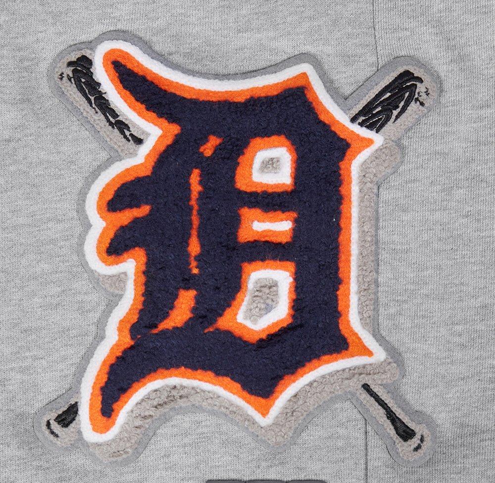 Pro Standard Men's MLB Detroit Tigers Mashup Rib Sweatpants - Grey/Navy - GREY/NAVY Thumbnail View 5