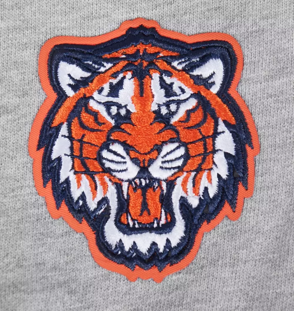 Pro Standard Men's MLB Detroit Tigers Mashup Rib Sweatpants - Grey/Navy - GREY/NAVY