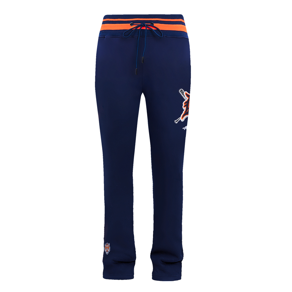 Pro Standard Men's MLB Detroit Tigers Mashup Rib Sweatpants - Navy/Orange - NAVY/ORANGE Thumbnail View 1