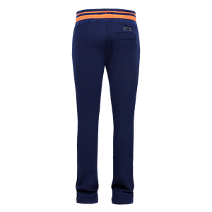 Pro Standard Men's MLB Detroit Tigers Mashup Rib Sweatpants -Navy/Orange