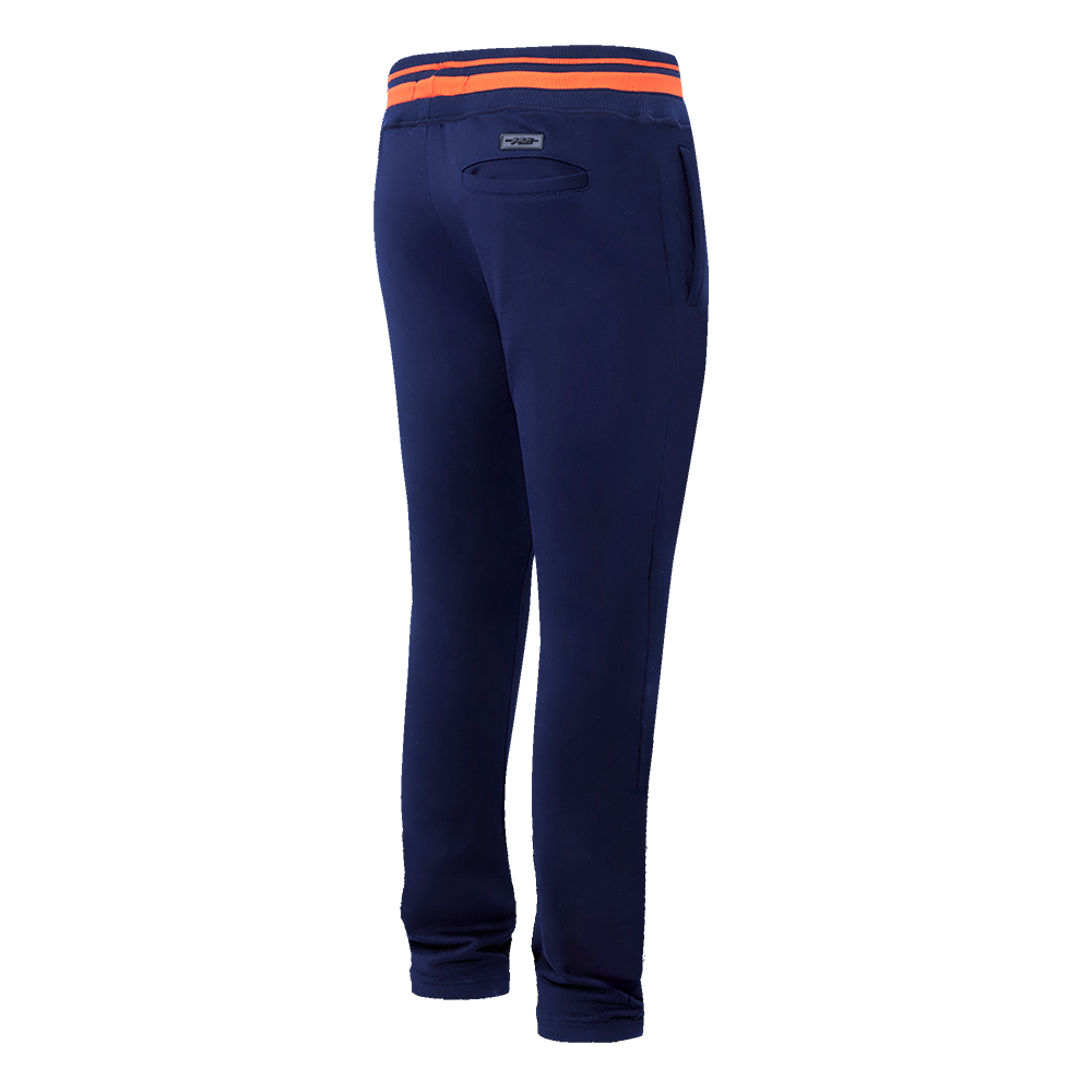 Pro Standard Men's MLB Detroit Tigers Mashup Rib Sweatpants -Navy/Orange - NAVY/ORANGE Thumbnail View 4