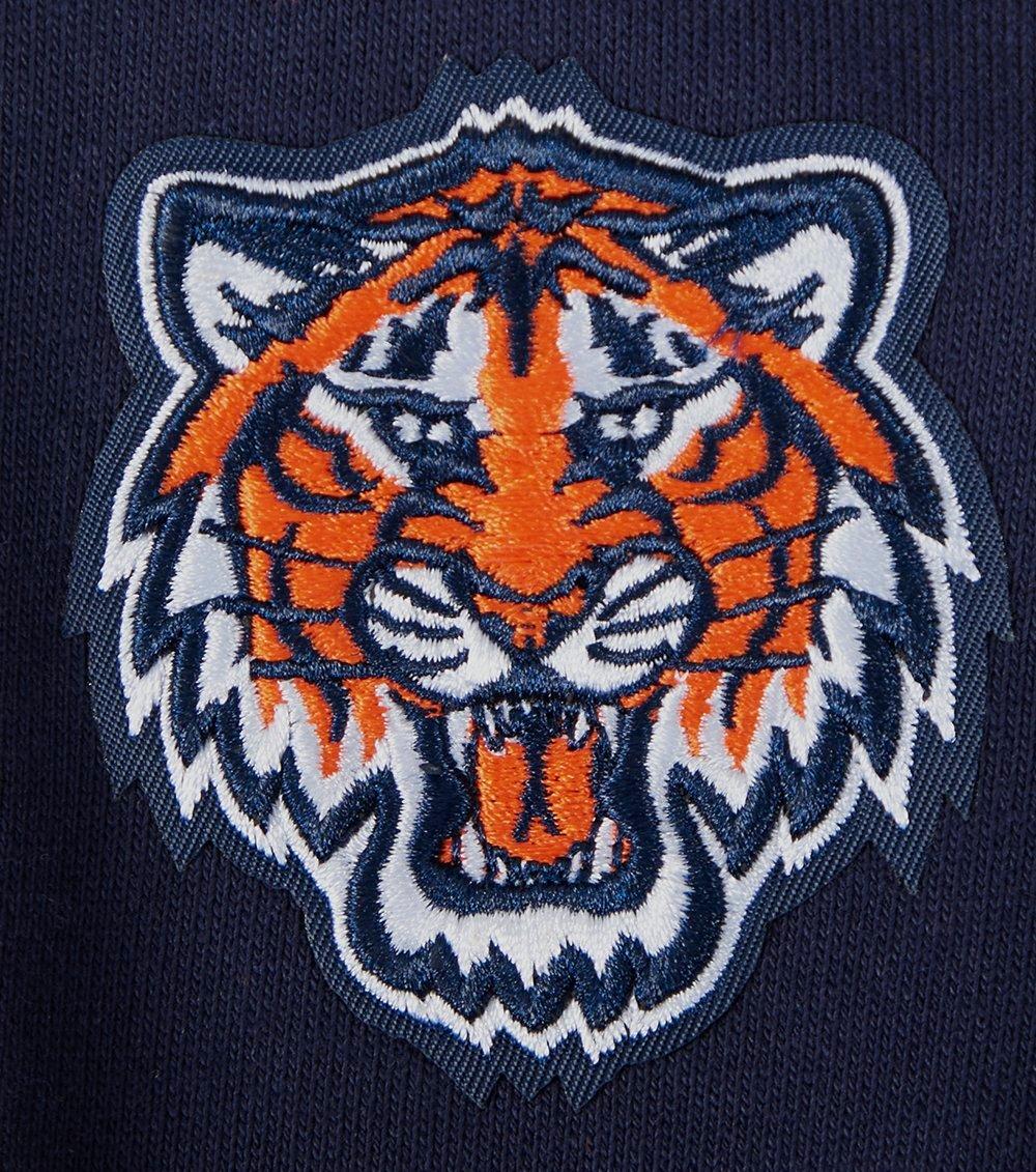 Pro Standard Men's MLB Detroit Tigers Mashup Rib Sweatpants - Navy/Orange - NAVY/ORANGE Thumbnail View 6