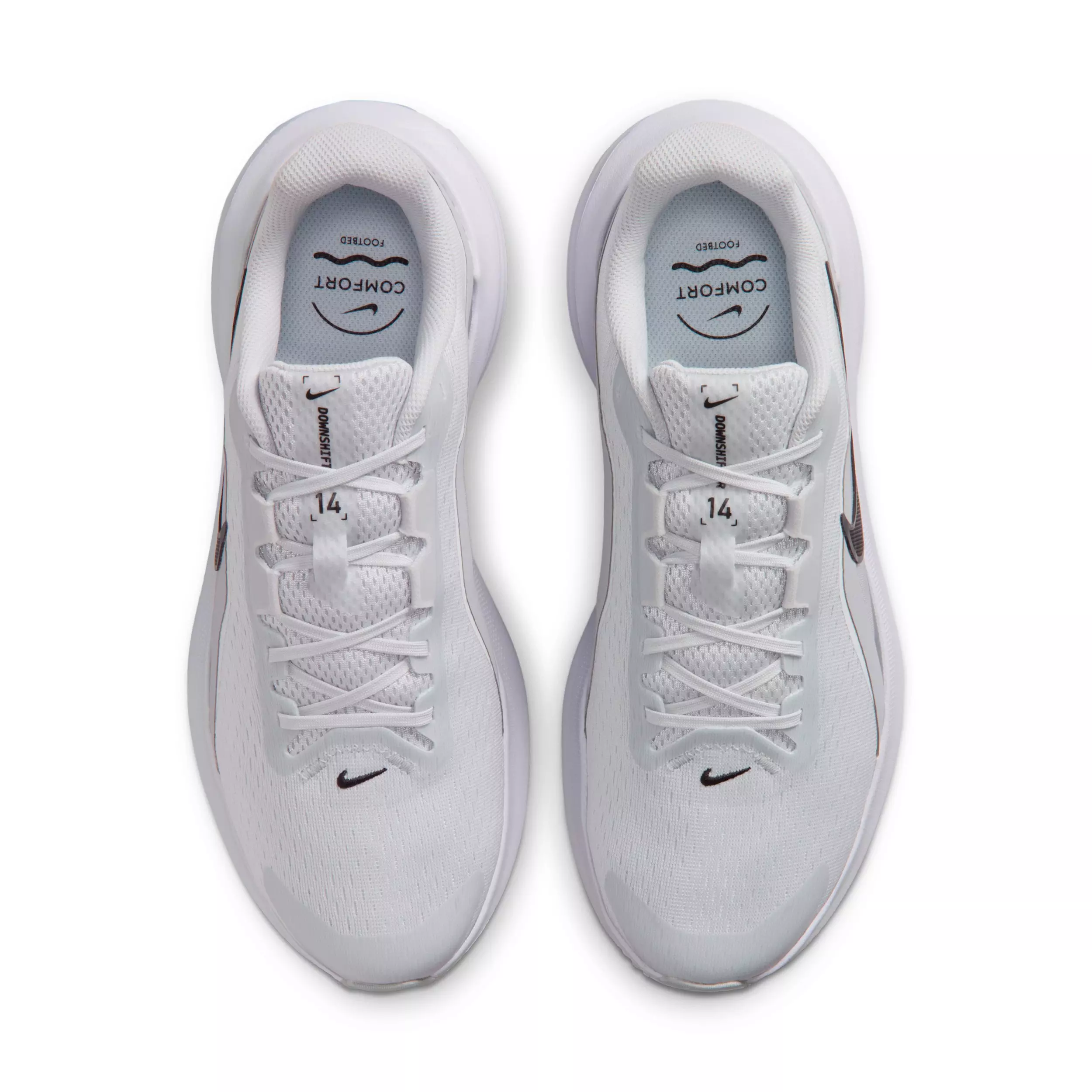 Nike Downshifter 14 "Pure Platinum/Anthracite/Wolf Grey/Black" Men's Running Shoe - PLATINUM/ANTHRACITE/GREY/BLACK