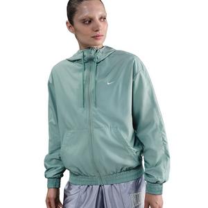 Nike Women's Sportswear Classic Woven Loose UV Hooded Jacket -Green