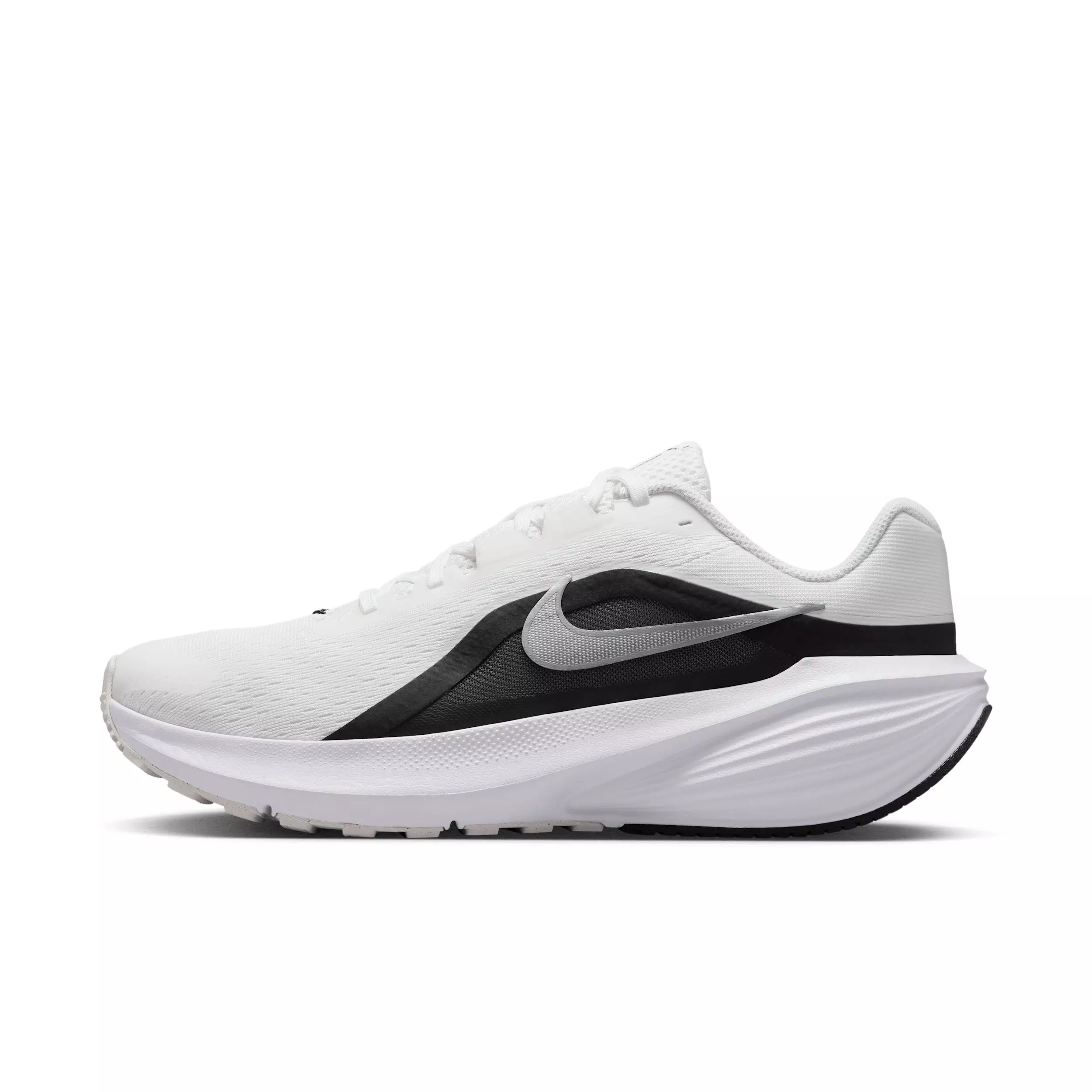Nike Downshifter 14 "Summit White/Black/White/Metallic Silver" Men's Running Shoe - WHITE/BLACK/WHITE/SILVER