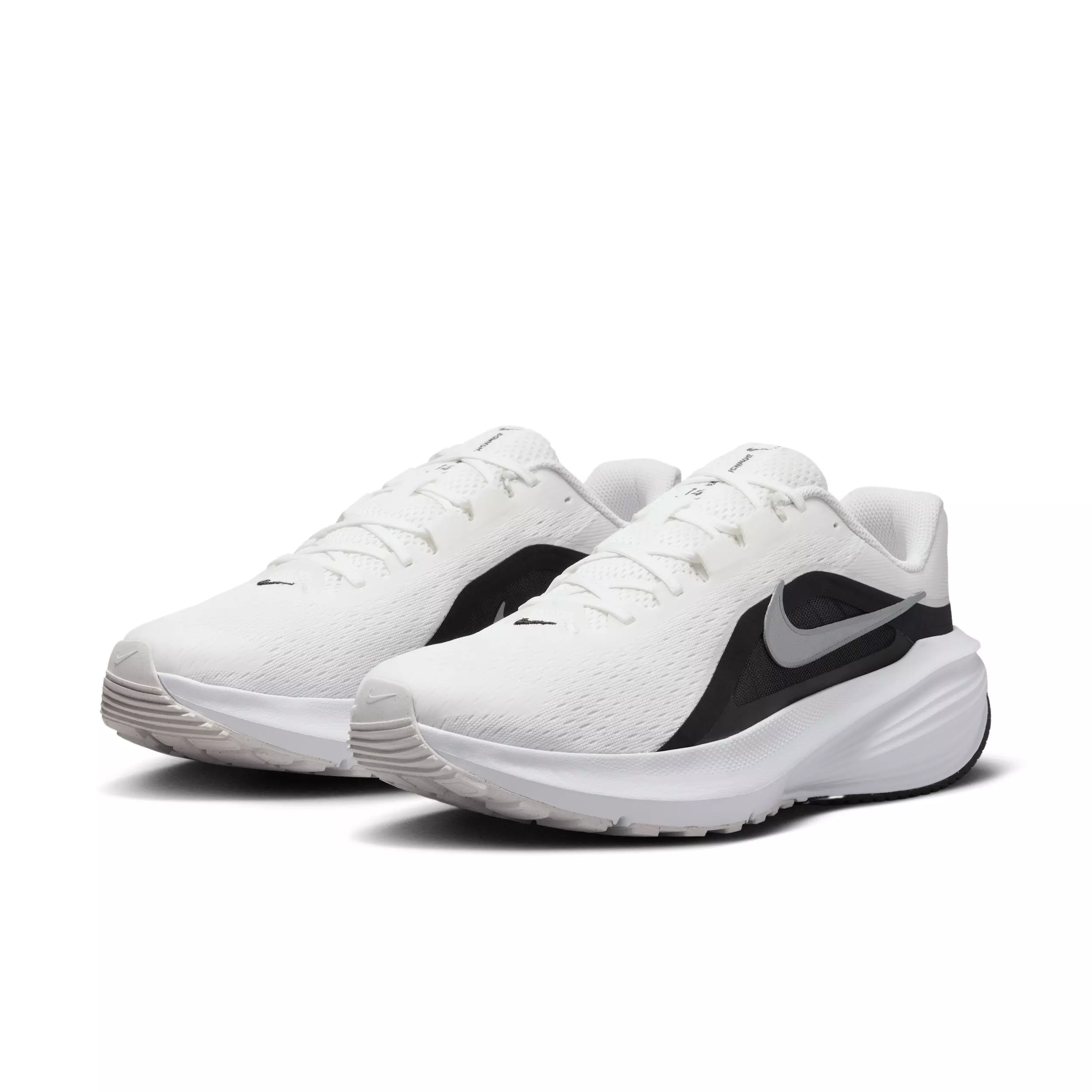 Nike Downshifter 14 "Summit White/Black/White/Metallic Silver" Men's Running Shoe - WHITE/BLACK/WHITE/SILVER