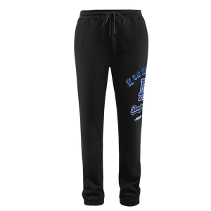 Pro Standard Men's MLB Los Angeles Dodgers Old English Sweatpants Black