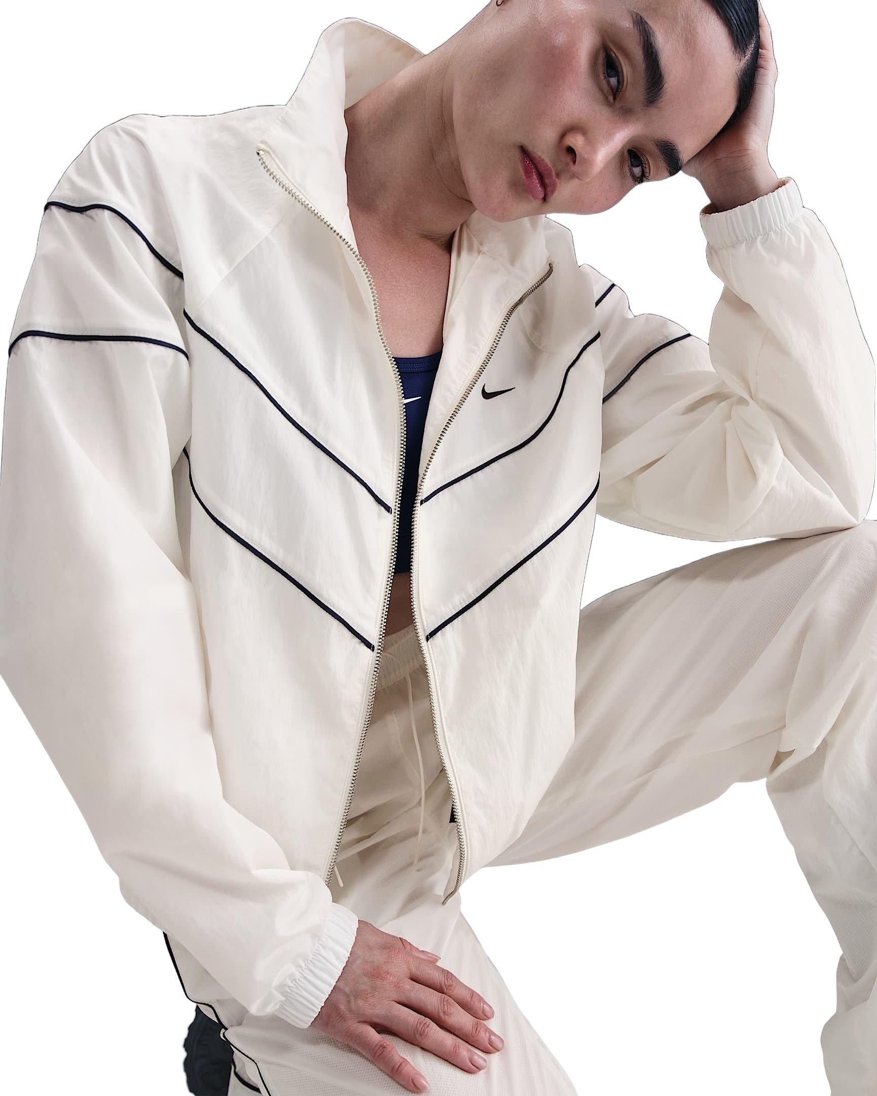 Nike Women's Windrunner Loose UV Woven Full-Zip Jacket - Sail - SAIL Thumbnail View 3