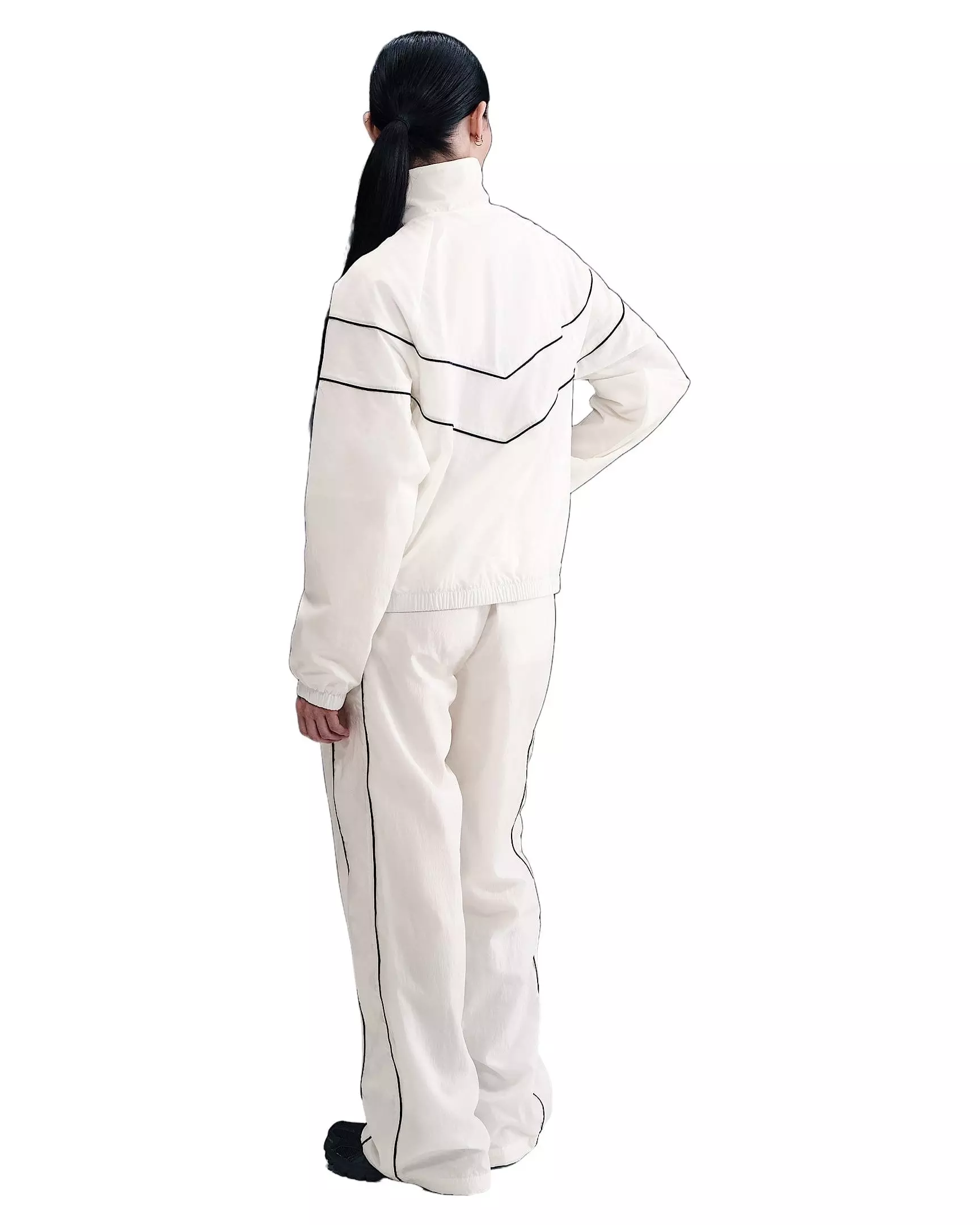 Nike Women's Windrunner Loose UV Woven Full-Zip Jacket - Sail - SAIL