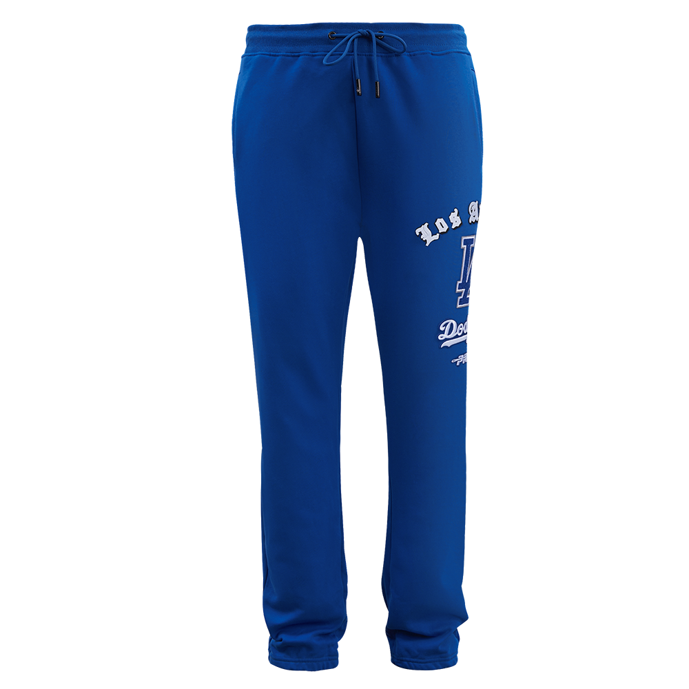 Pro Standard Men's MLB Los Angeles Dodgers Old English Sweatpants -Blue - BLUE Thumbnail View 1