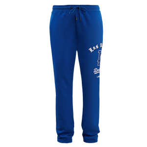 Pro Standard Men's MLB Los Angeles Dodgers Old English Sweatpants -Blue