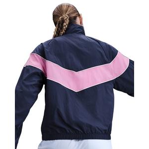 Nike Women's Windrunner Loose UV Woven Full-Zip Jacket -Navy/Pink