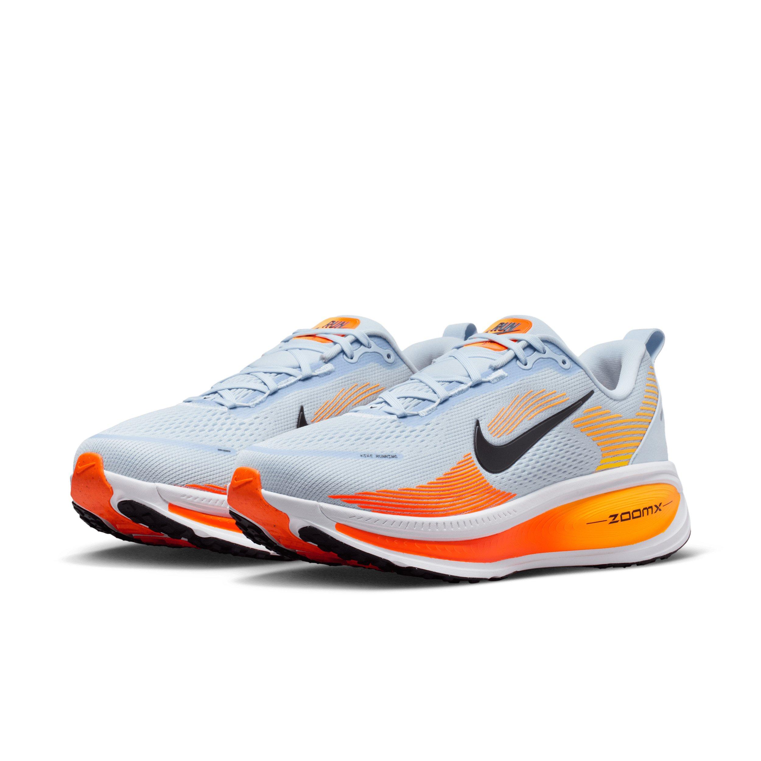 Nike Vomero 18 "Hydrogen Blue/Laser Orange/Total Orange/Black" Men's Wide Running Shoe - BLUE/ORANGE/ORANGE/BLACK Thumbnail View 3