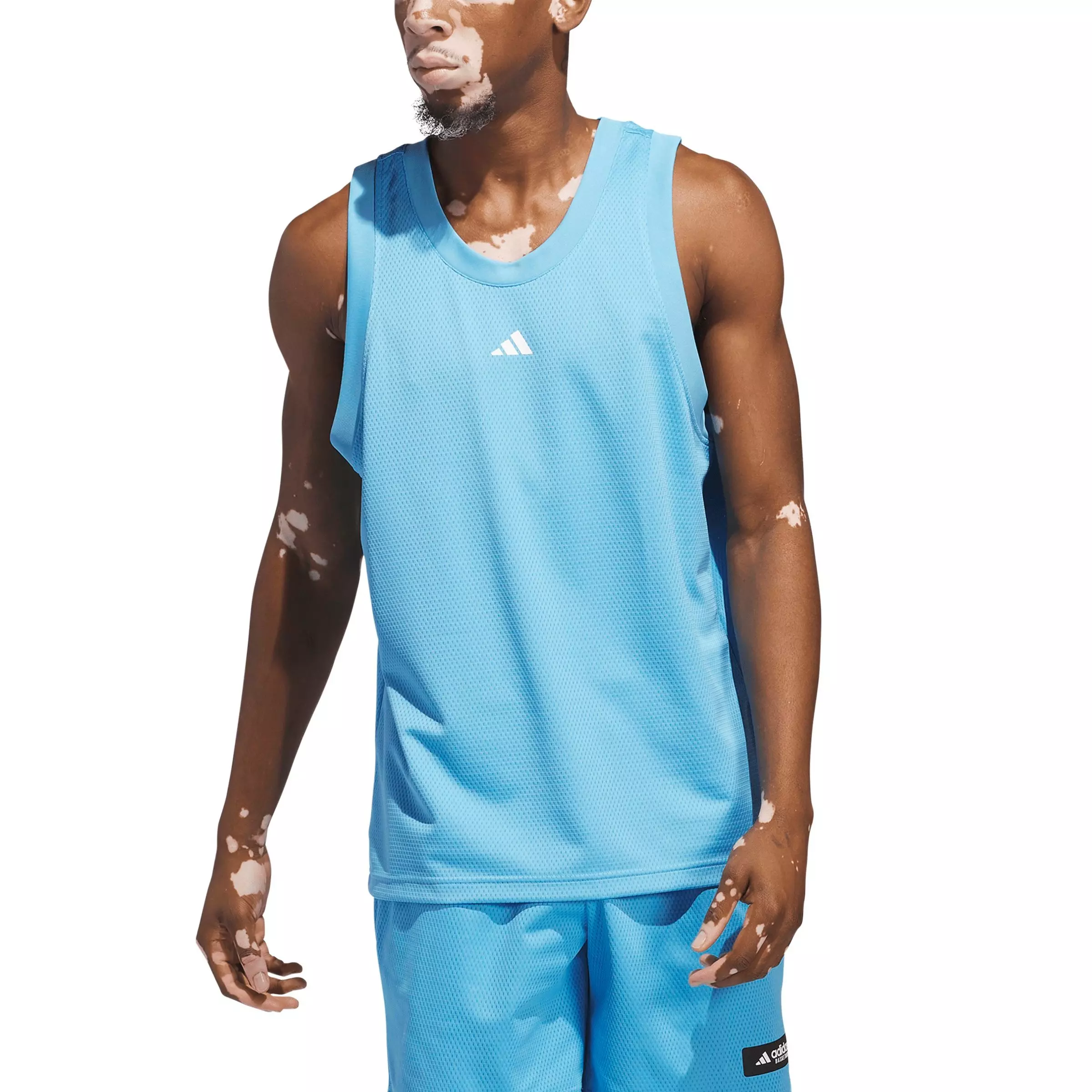 adidas Men's Basketball Legends Tank Top - Blue - BLUE