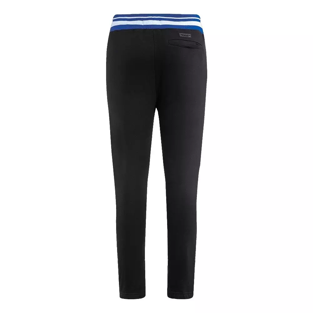 Pro Standard Men's MLB Los Angeles Dodgers Mashup Rib Sweatpants -Black/Blue - BLACK/BLUE