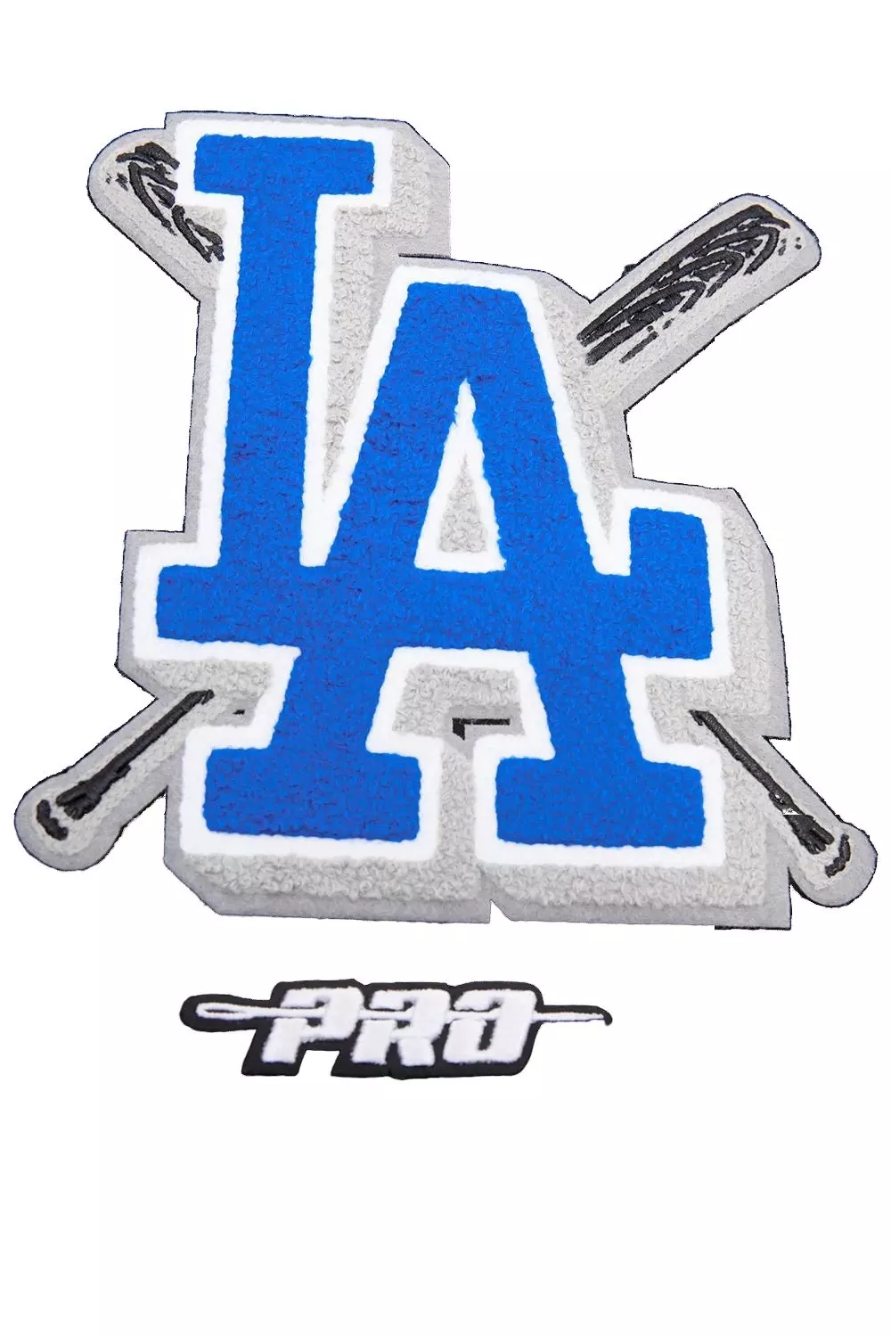 Pro Standard Men's MLB Los Angeles Dodgers Mashup Rib Sweatpants -Black/Blue - BLACK/BLUE