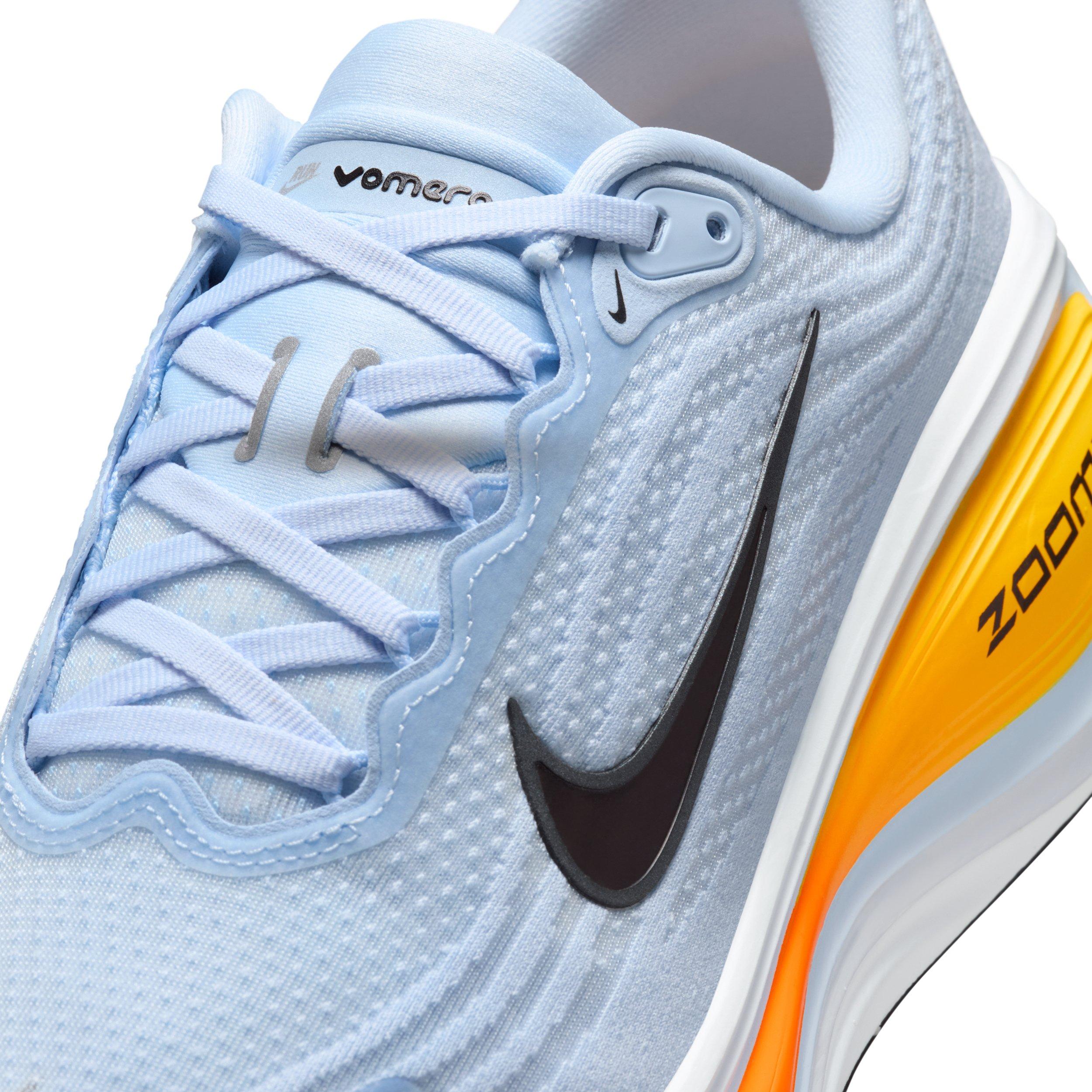 Nike Vomero Plus "Hydrogen Blue/White/Total Orange/Black" Men's Wide Running Shoe - BLUE/WHITE/ORANGE/BLACK Thumbnail View 7