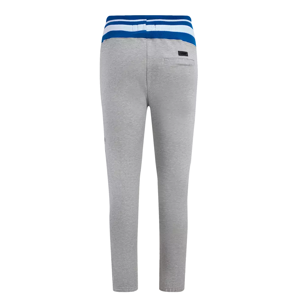 Pro Standard Men's MLB Los Angeles Dodgers Mashup Rib Sweatpants - Grey/Blue - GREY/BLUE