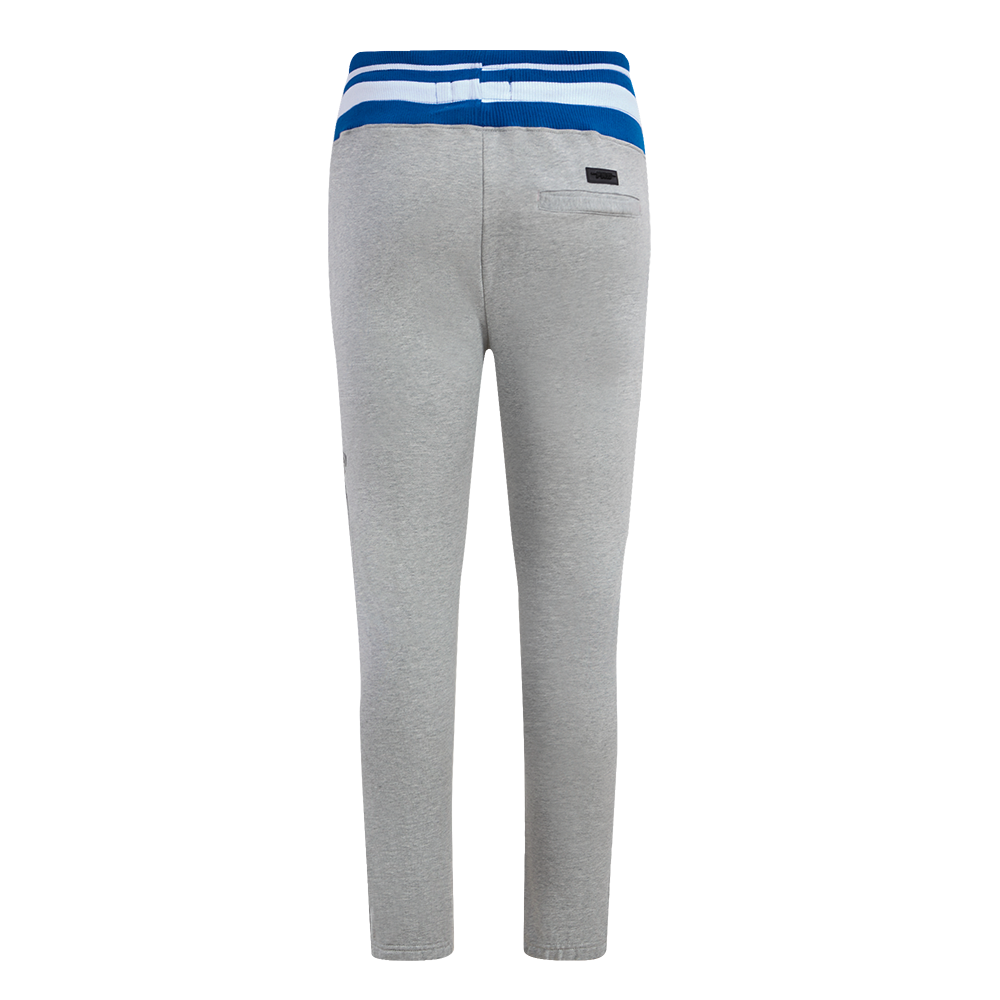 Pro Standard Men's MLB Los Angeles Dodgers Mashup Rib Sweatpants -Grey/Blue - GREY/BLUE Thumbnail View 2