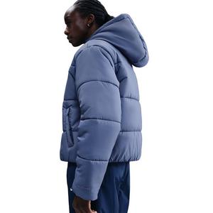Nike Women's Sportswear Classic Puffer Therma-FIT Loose Hooded Jacket -Indigo