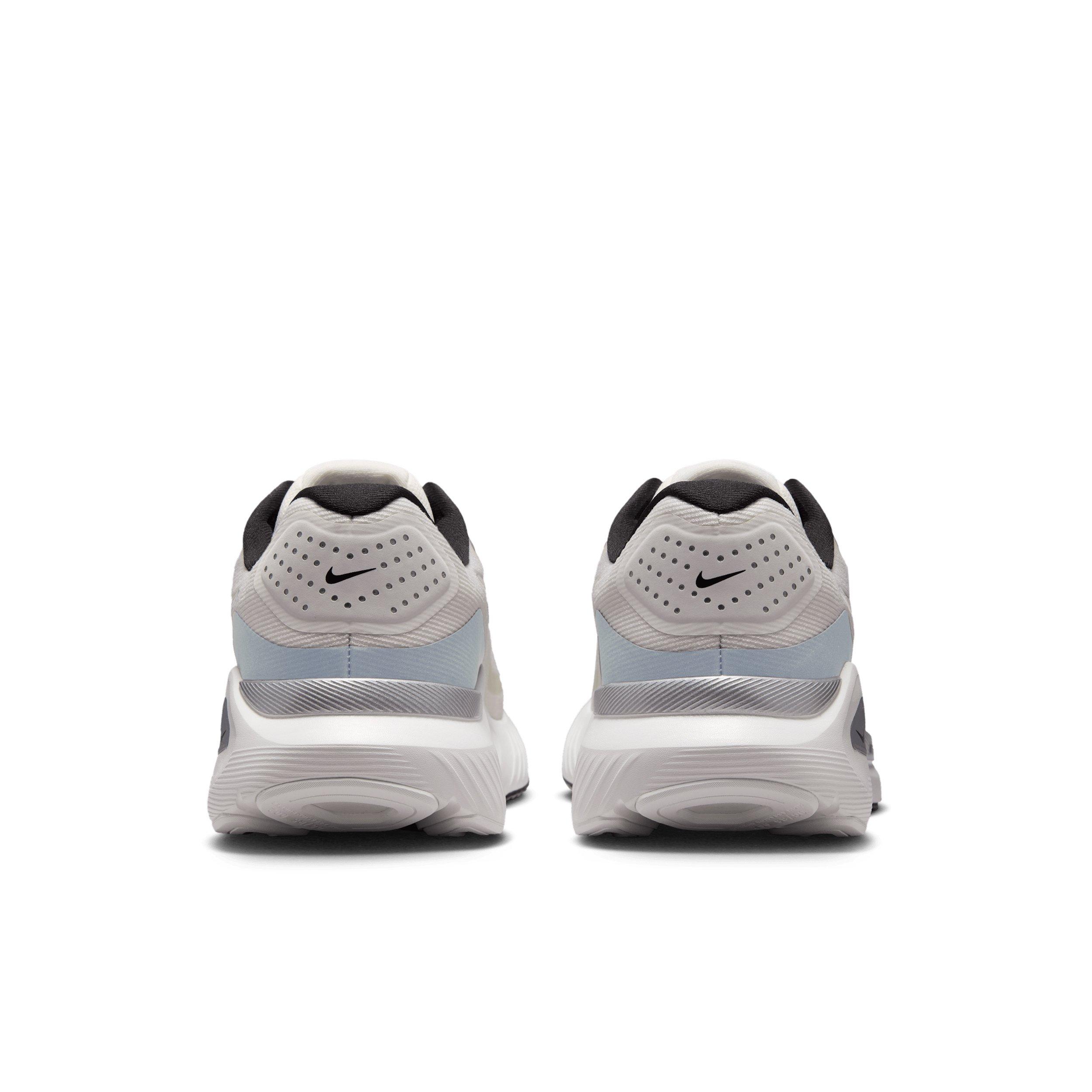 Nike Structure 26 "Summit White/Black/White/Metallic Silver" Men's Running Shoe - WHITE/BLACK/WHITE/SILVER Thumbnail View 5